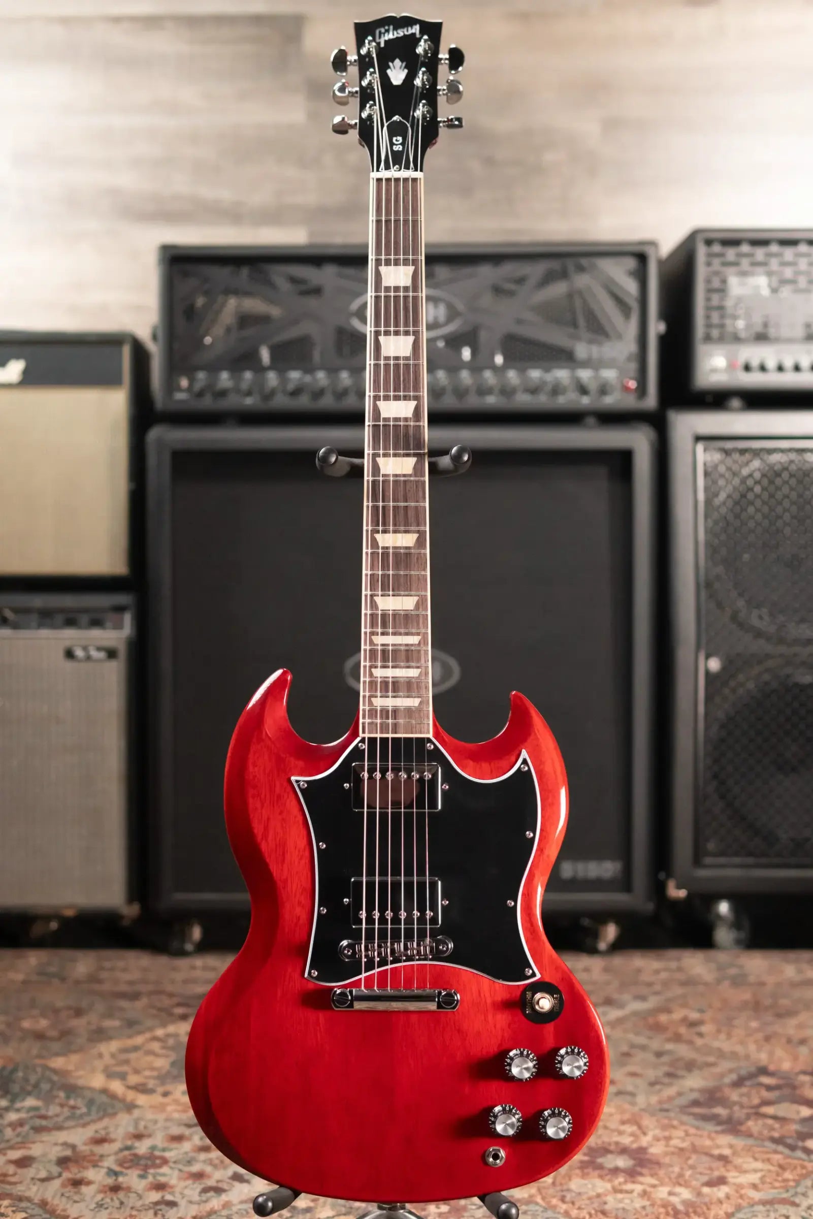 Gibson SG Standard Electric Guitar - Heritage Cherry with Gig Bag