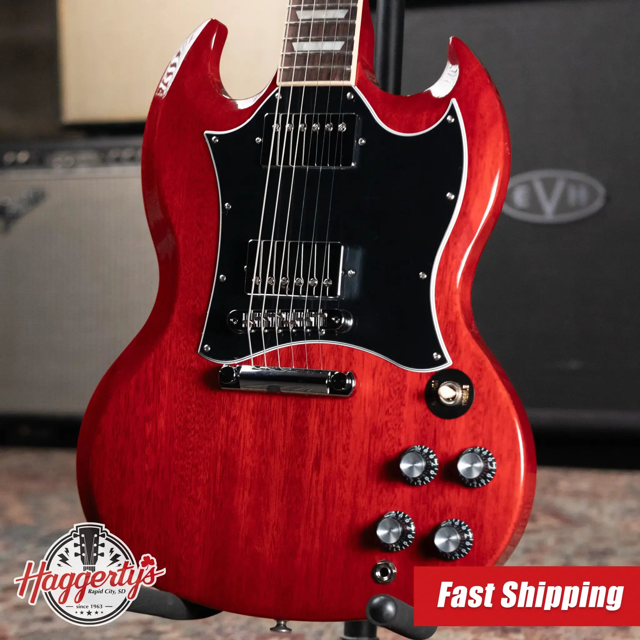 Gibson SG Standard Electric Guitar - Heritage Cherry with Gig Bag