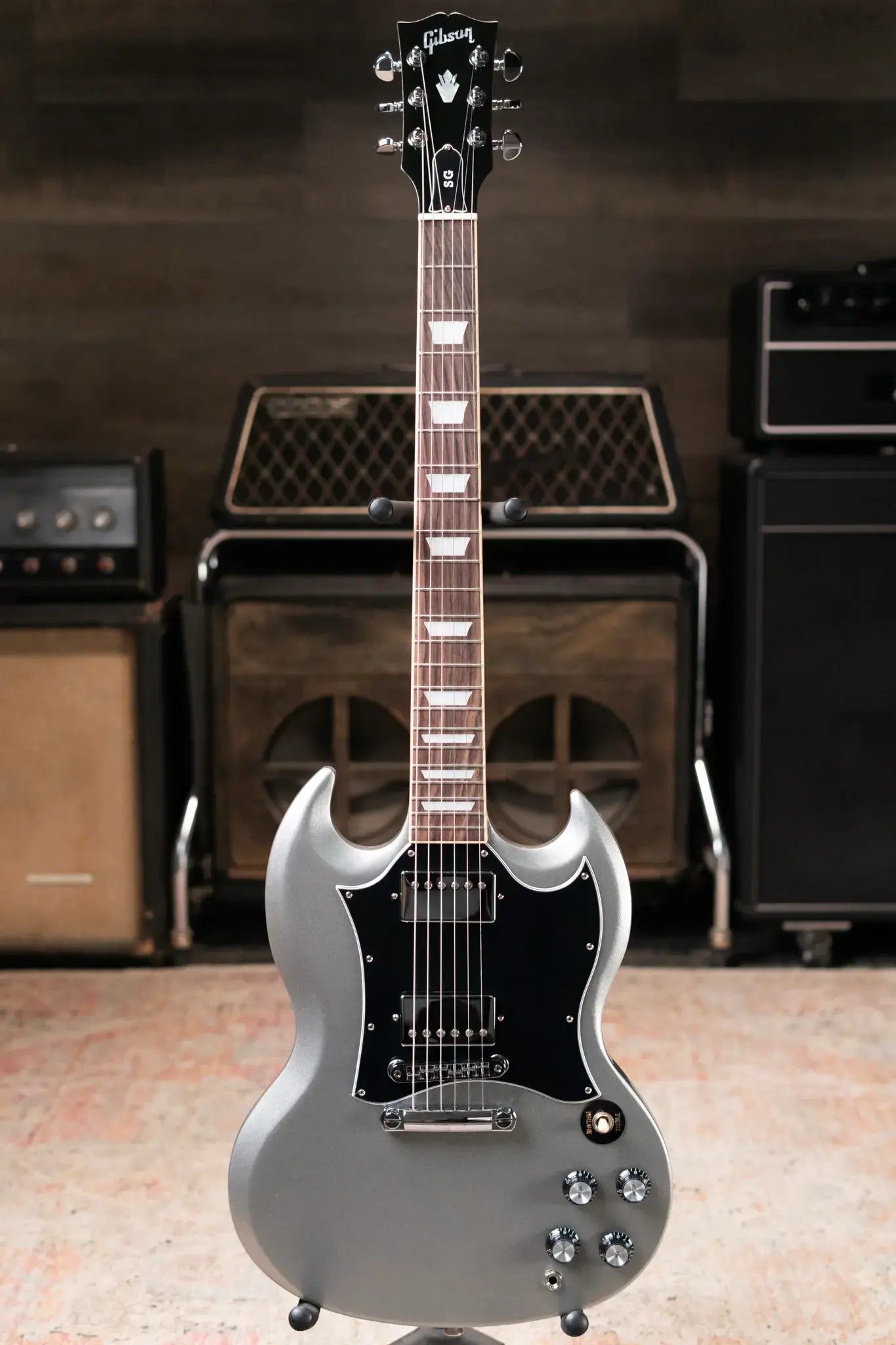 Gibson SG Standard Electric Guitar - Silver Mist with Gig Bag