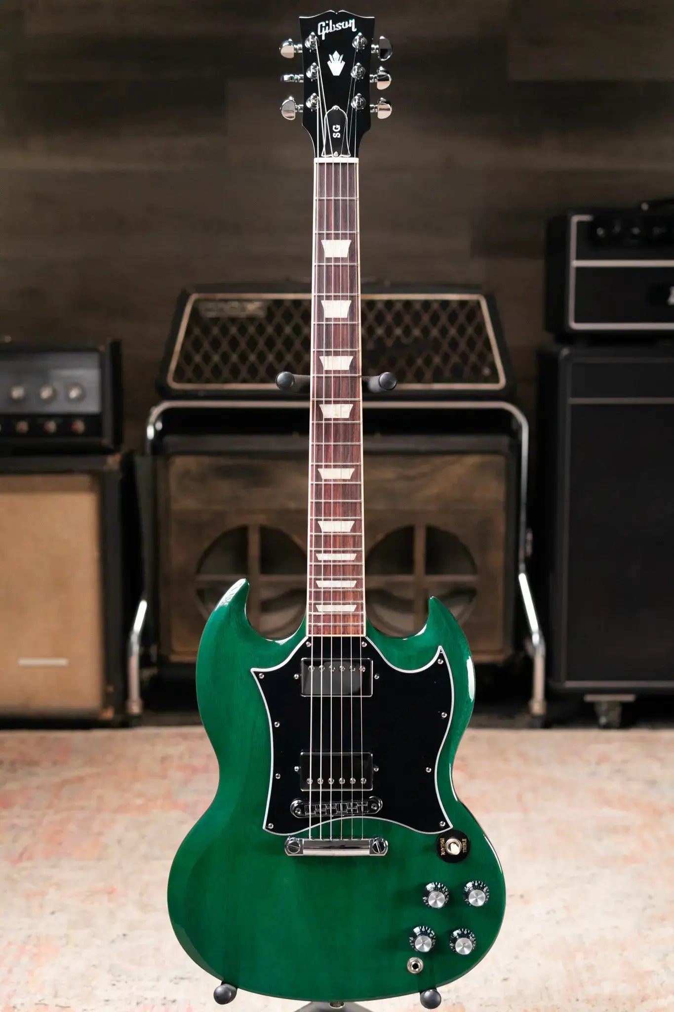 Gibson SG Standard Electric Guitar - Translucent Teal with Gig Bag