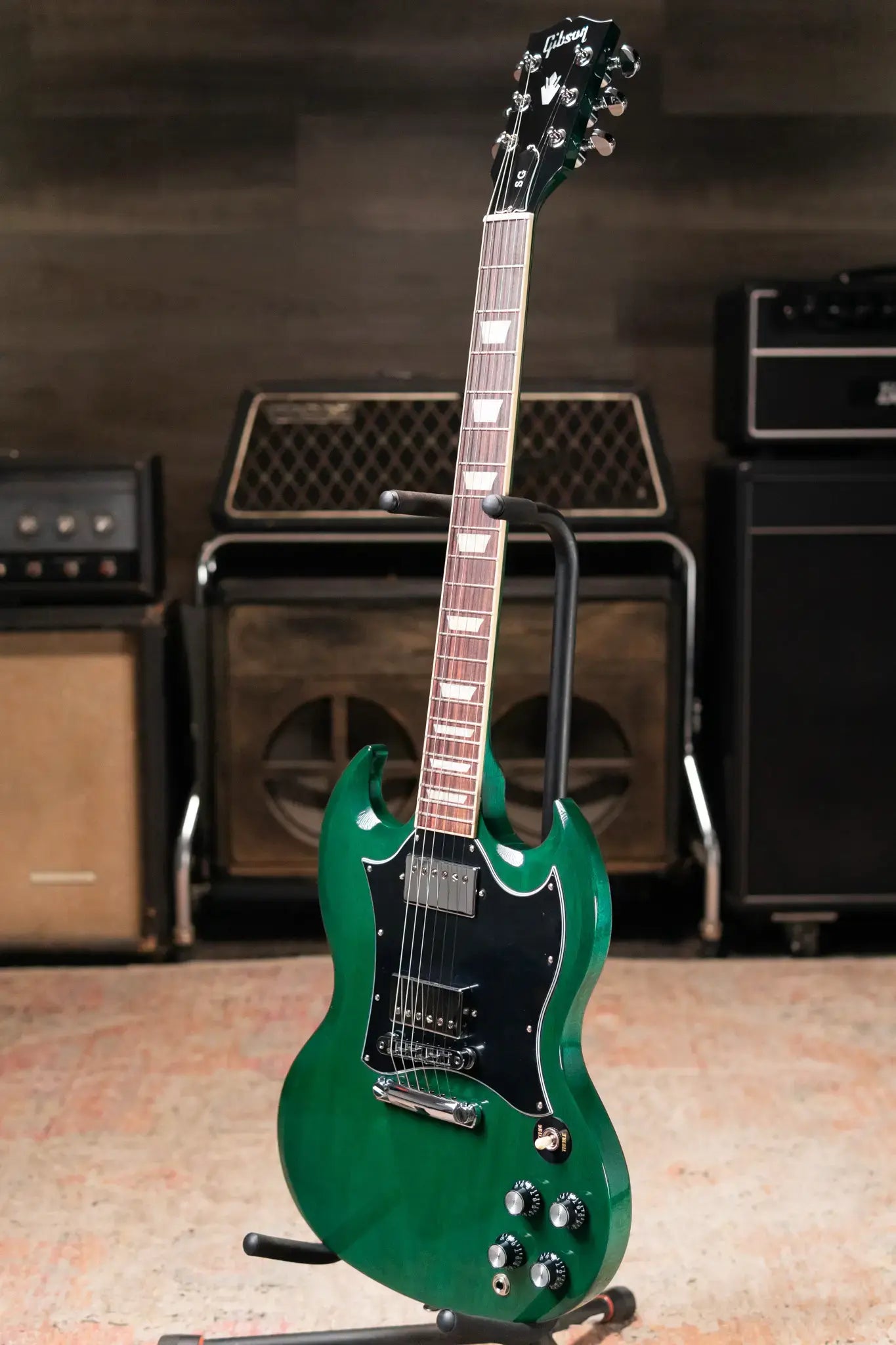 Gibson SG Standard Electric Guitar - Translucent Teal with Gig Bag