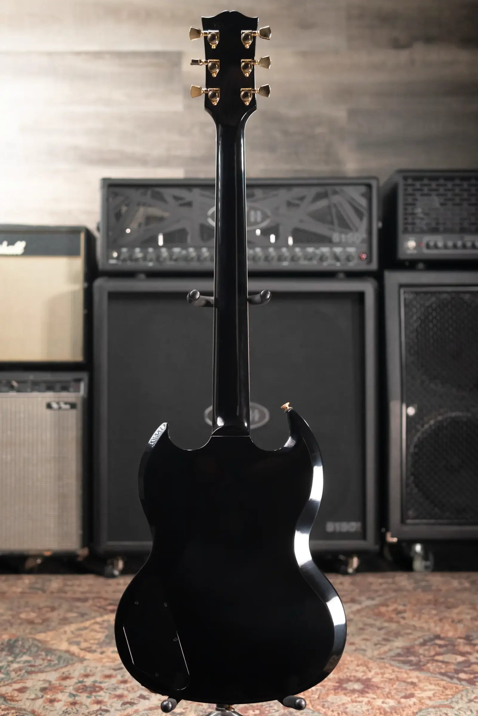 Gibson SG Supreme Electric Guitar - Translucent Ebony Burst with Hardshell Case
