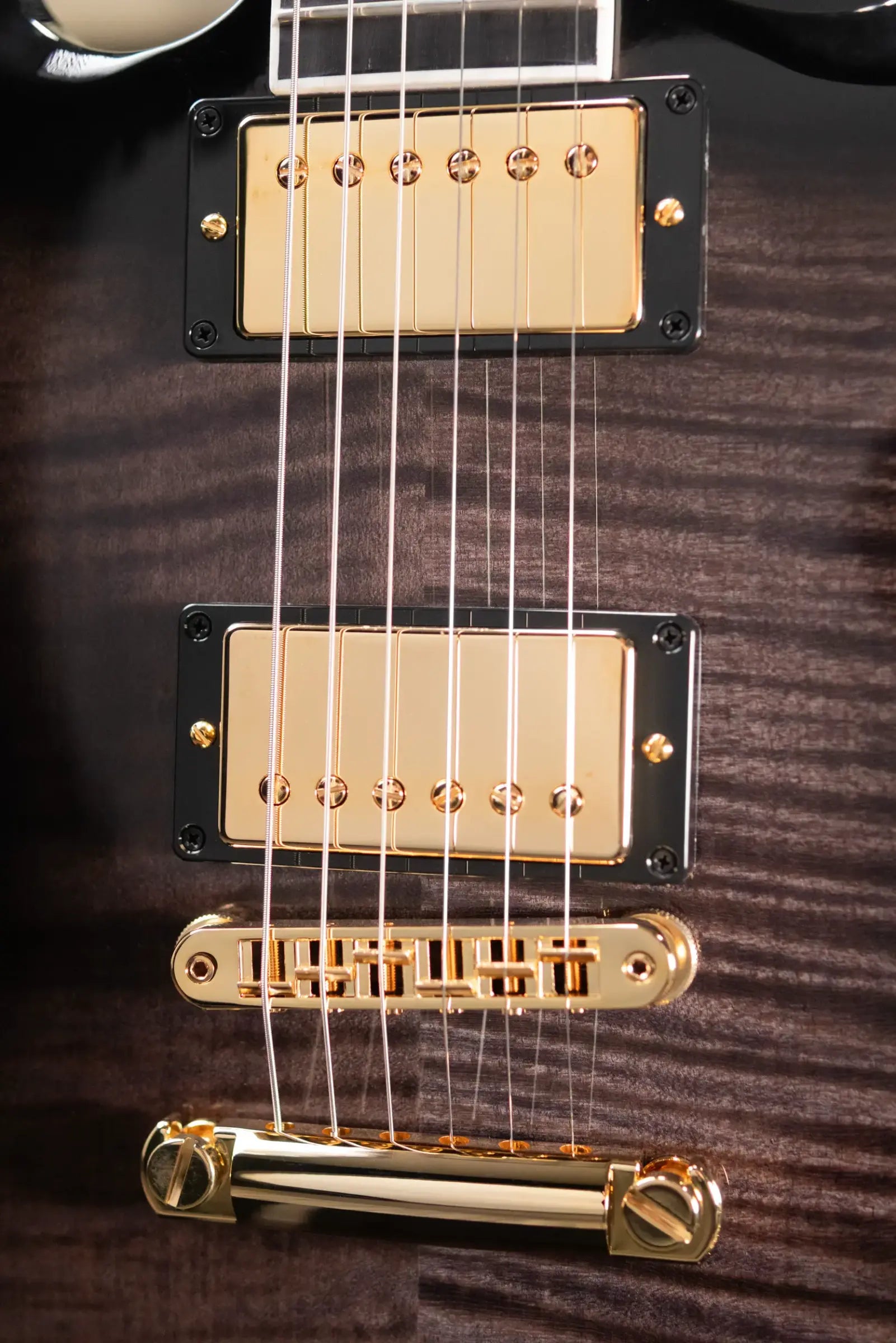 Gibson SG Supreme Electric Guitar - Translucent Ebony Burst with Hardshell Case