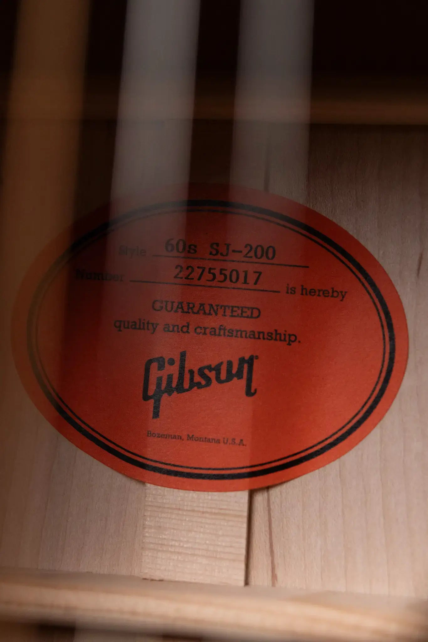 Gibson SJ-200 60s Original Acoustic/Electric Guitar - Vintage Sunburst with Hardshell Case