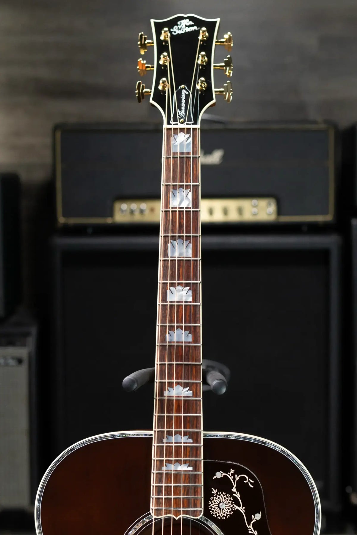 Gibson SJ-200 Anniversary Limited Edition (1 of 100) Acoustic/Electric Guitar - Cremona Burst with Hardshell Case