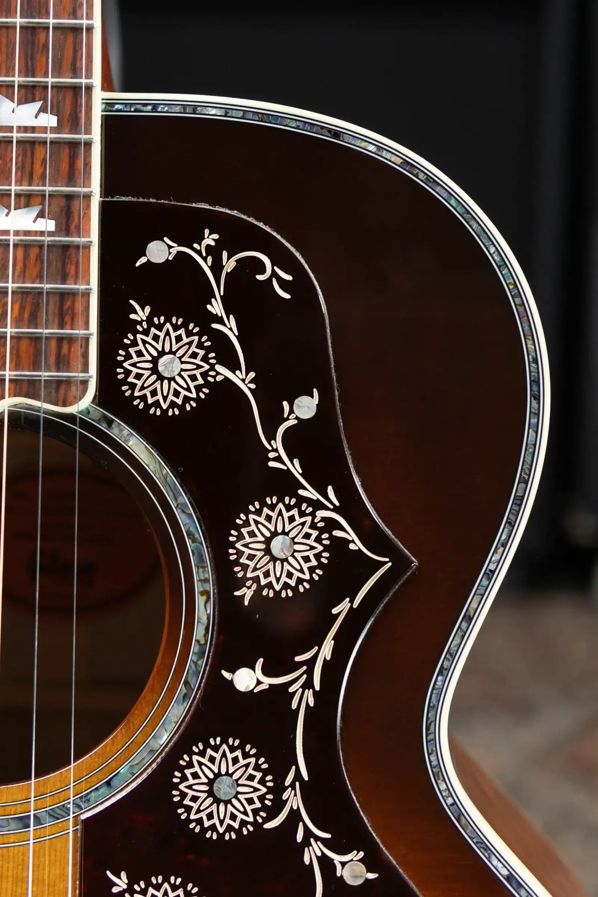 Gibson SJ-200 Anniversary Limited Edition (1 of 100) Acoustic/Electric Guitar - Cremona Burst with Hardshell Case