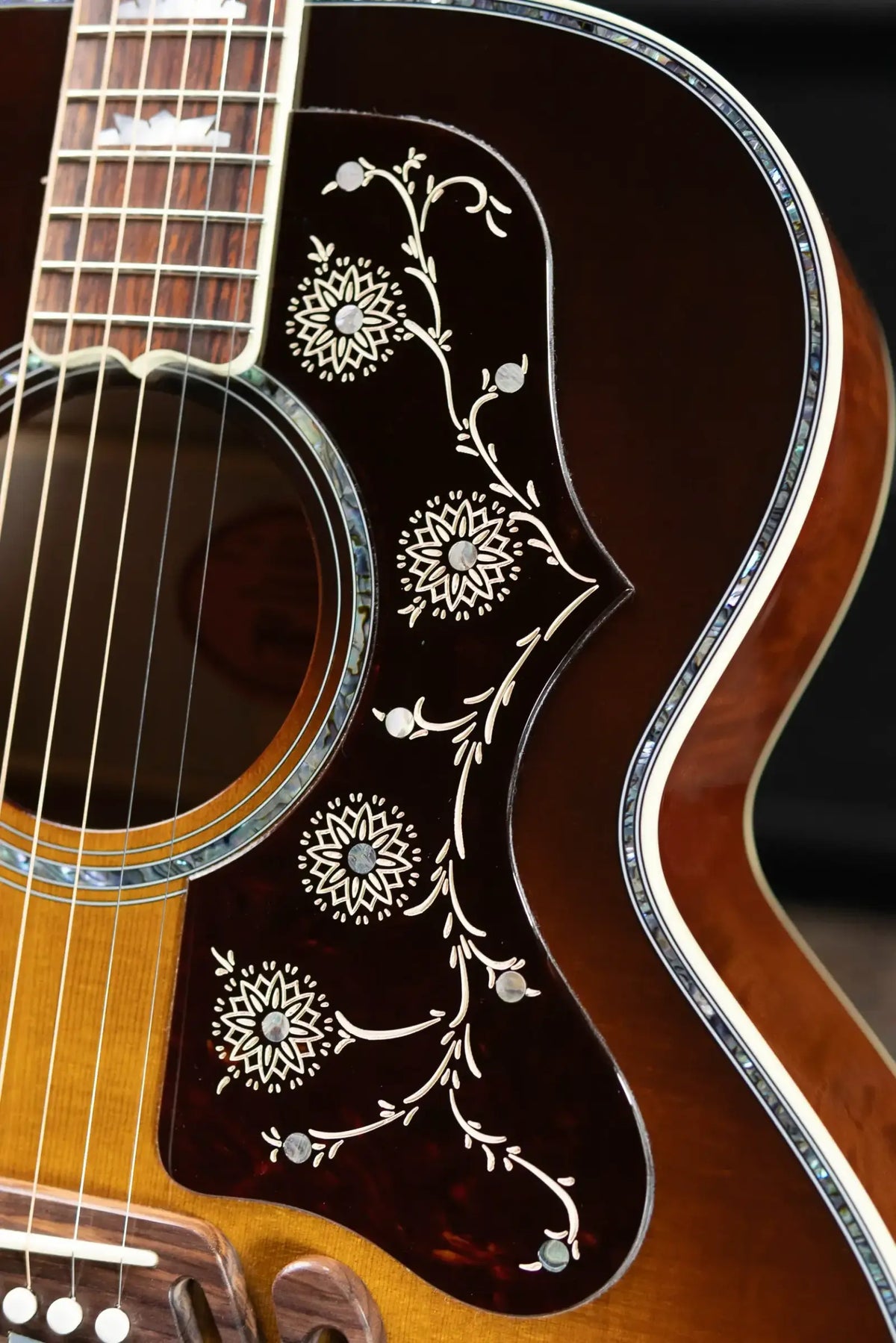 Gibson SJ-200 Anniversary Limited Edition (1 of 100) Acoustic/Electric Guitar - Cremona Burst with Hardshell Case