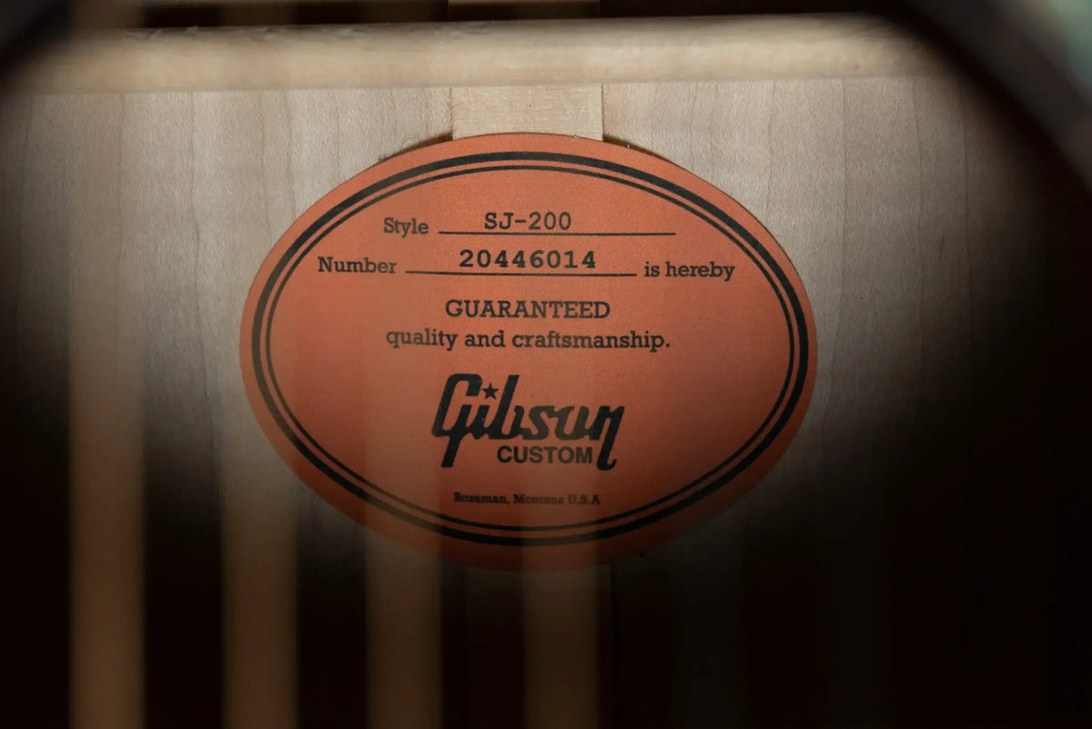 Gibson SJ-200 Anniversary Limited Edition (1 of 100) Acoustic/Electric Guitar - Cremona Burst with Hardshell Case