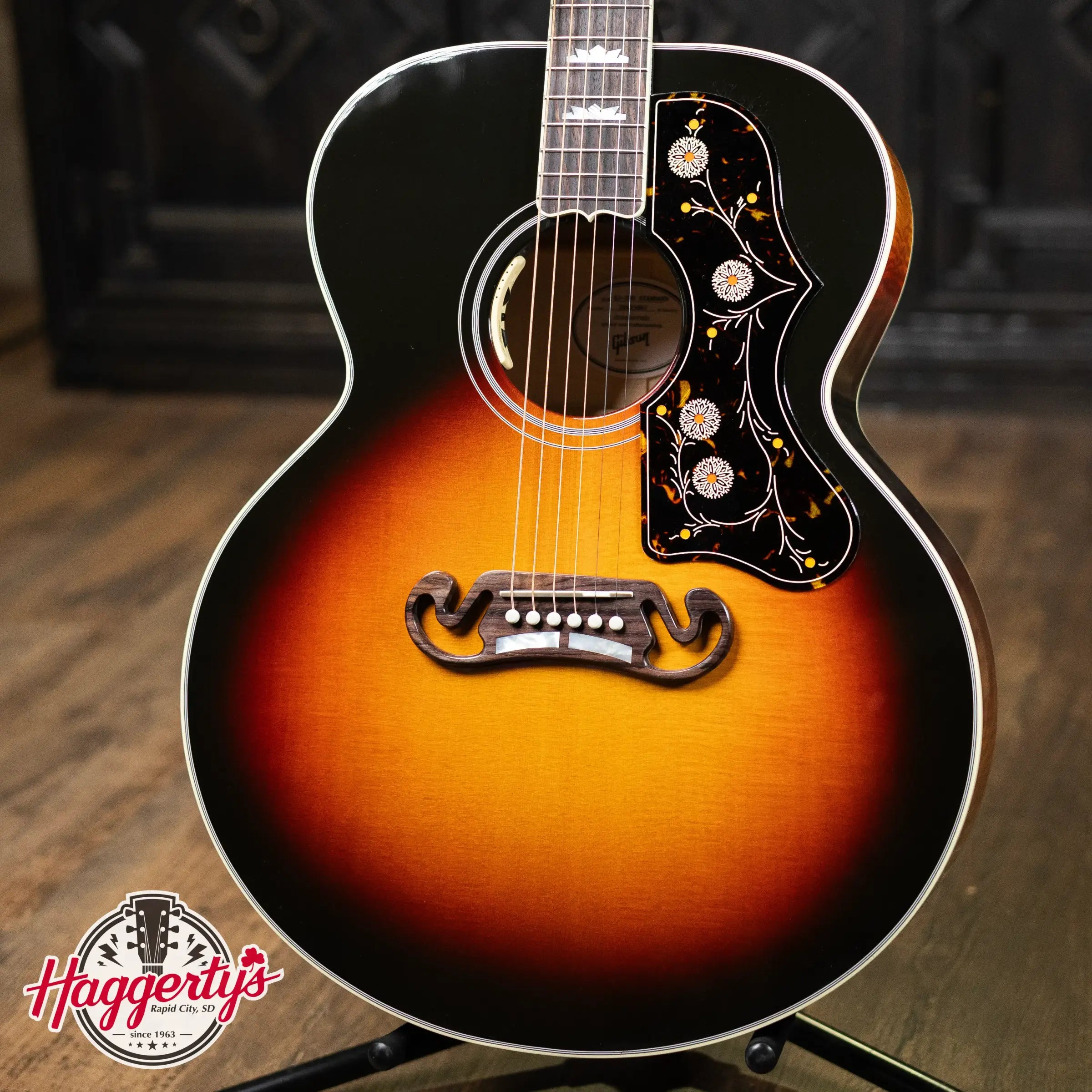 Gibson SJ-200 Standard Maple Acoustic/Electric Guitar - Triburst with Hardshell Case