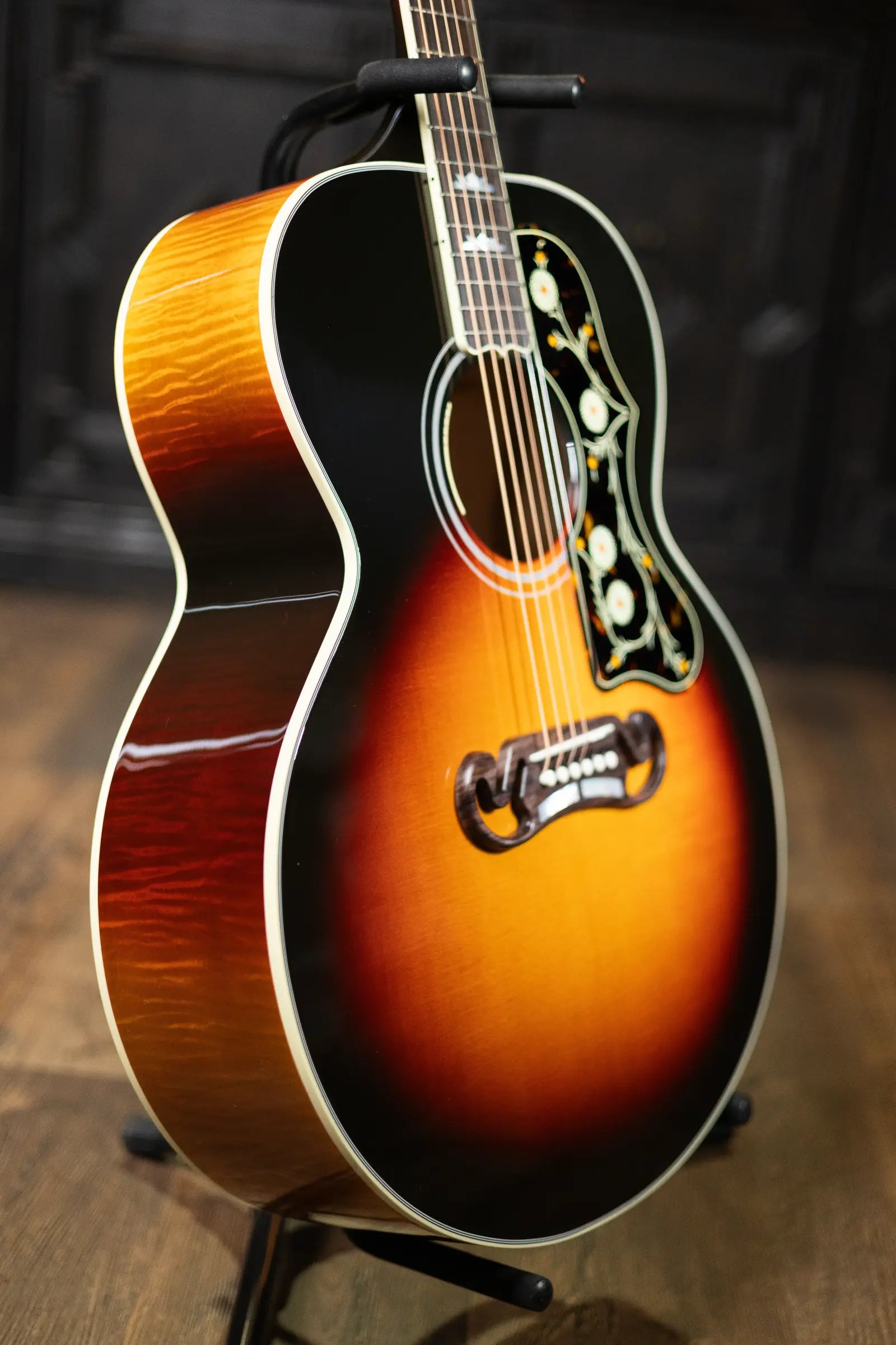 Gibson SJ-200 Standard Maple Acoustic/Electric Guitar - Triburst with Hardshell Case