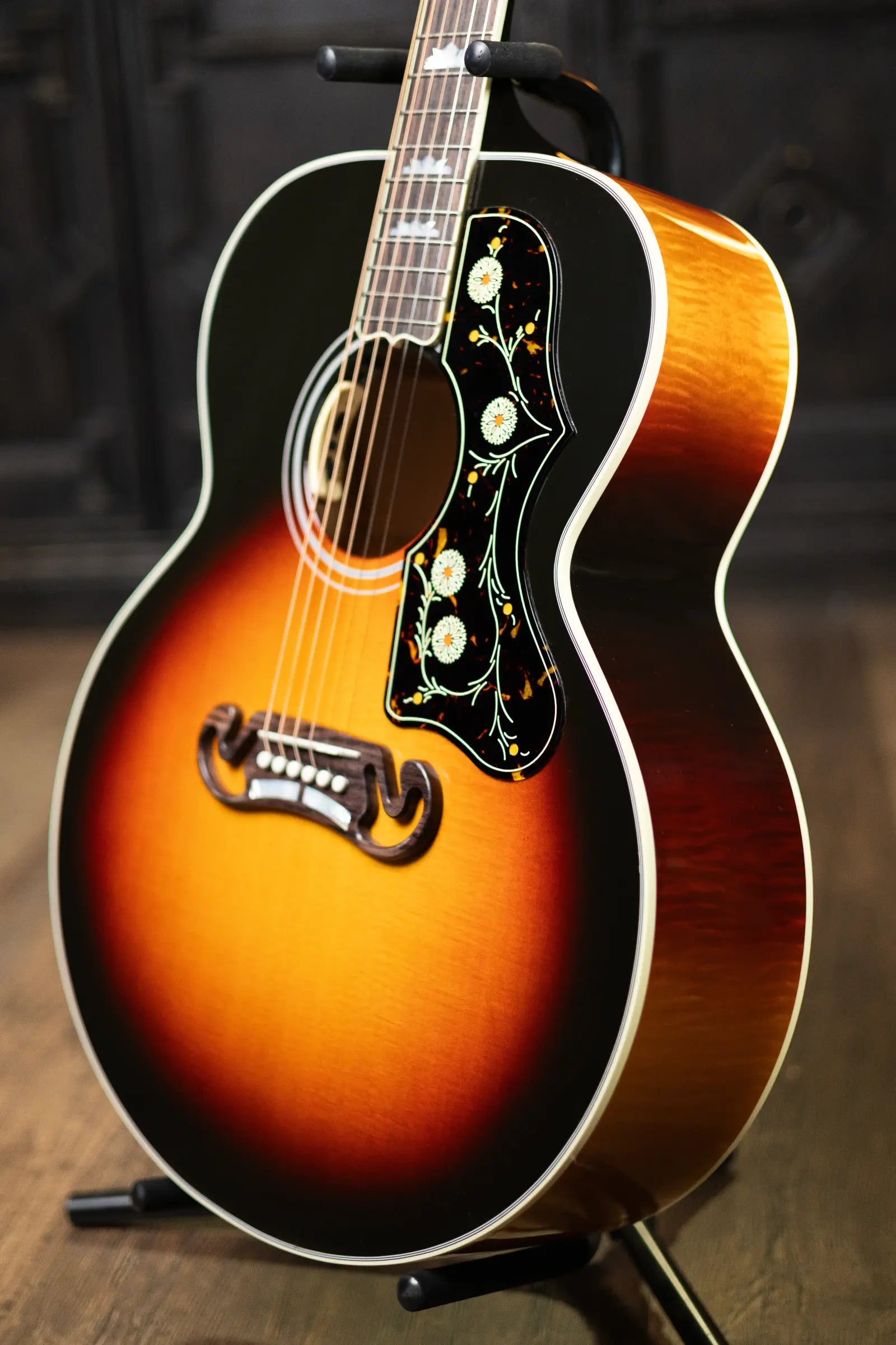 Gibson SJ-200 Standard Maple Acoustic/Electric Guitar - Triburst with Hardshell Case