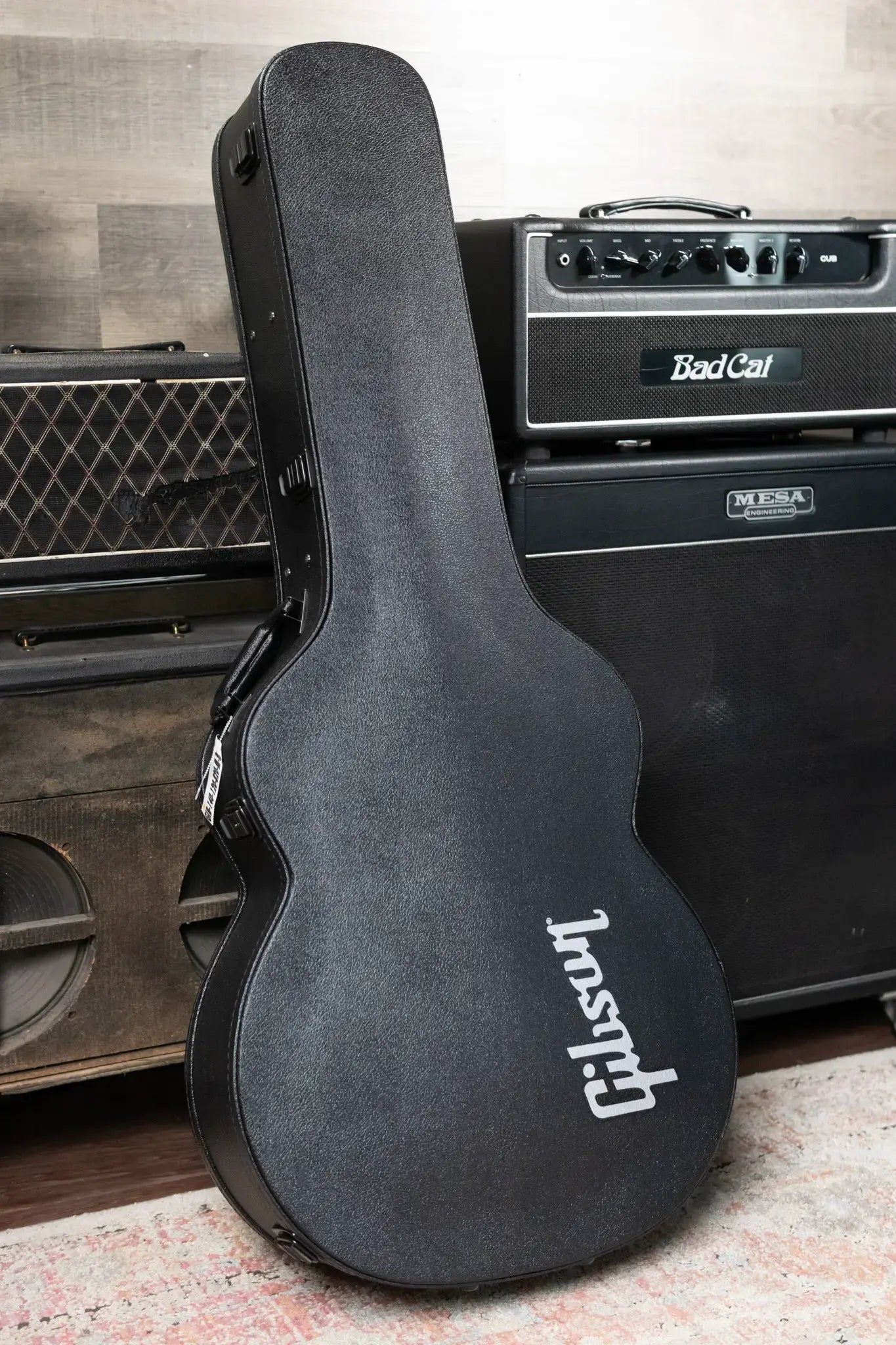 Gibson SJ-200 Standard Maple Acoustic/Electric Guitar - Wine Red with Hardshell Case