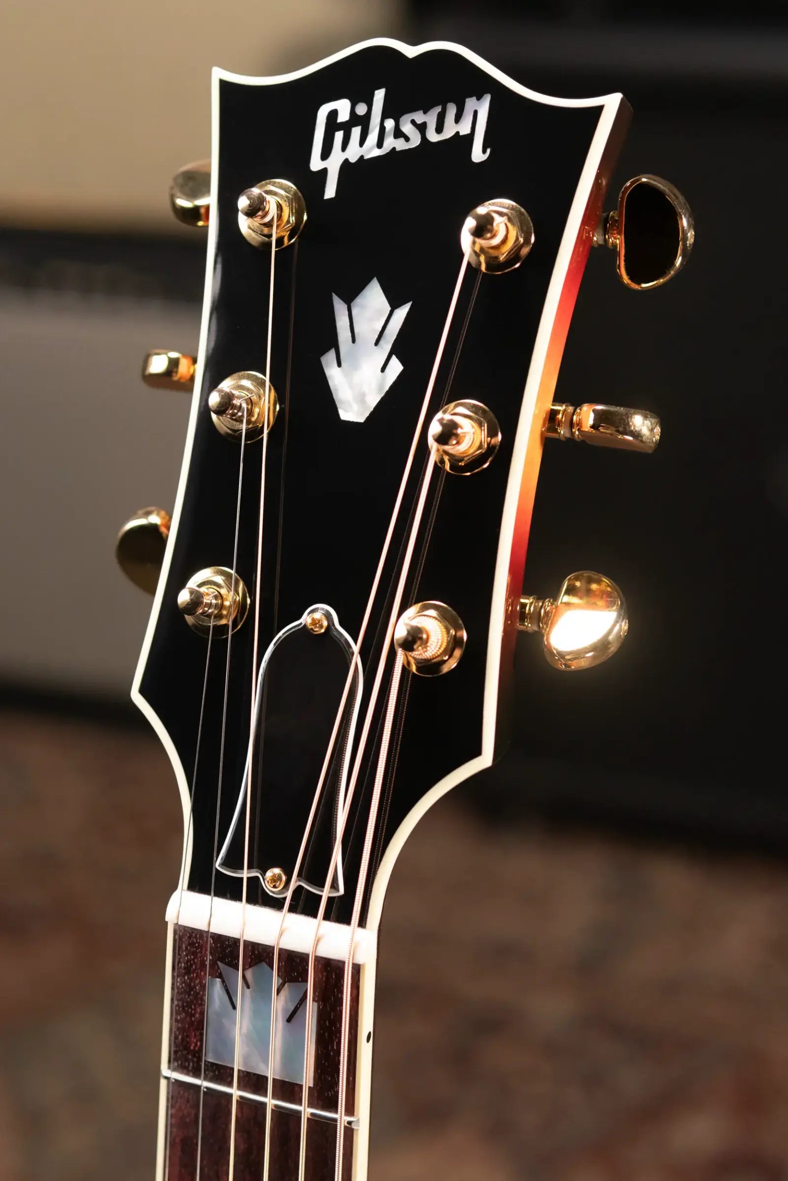 Gibson SJ-200 Standard Maple Left-Handed Acoustic/Electric Guitar - Triburst with Hardshell Case