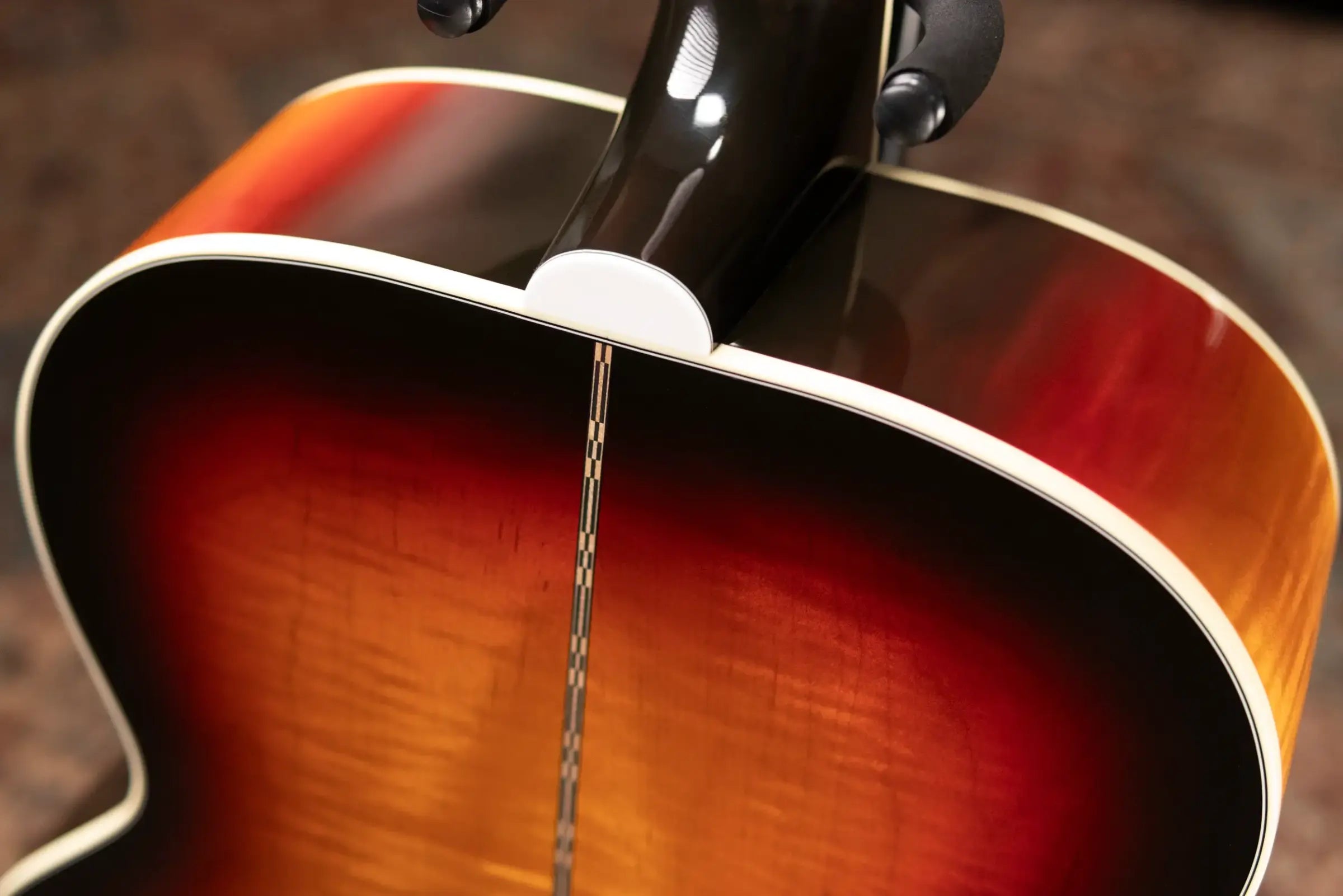 Gibson SJ-200 Standard Maple Left-Handed Acoustic/Electric Guitar - Triburst with Hardshell Case