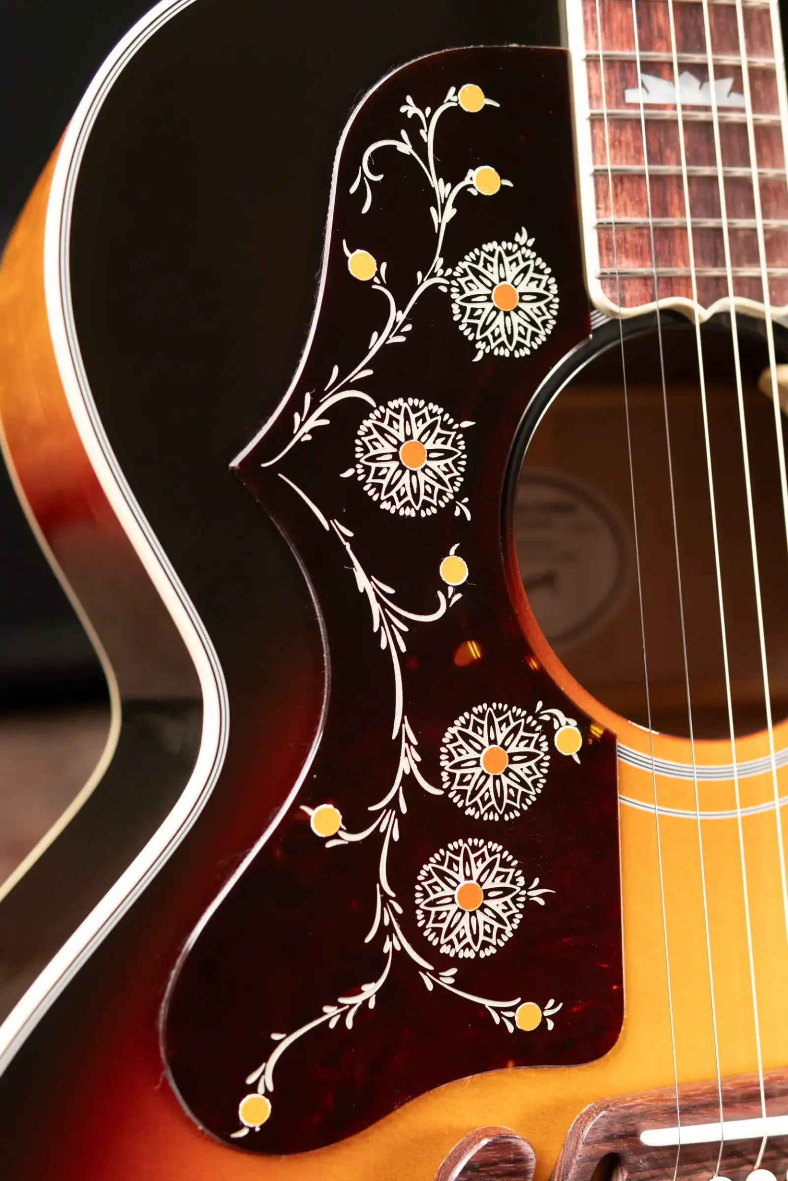 Gibson SJ-200 Standard Maple Left-Handed Acoustic/Electric Guitar - Triburst with Hardshell Case