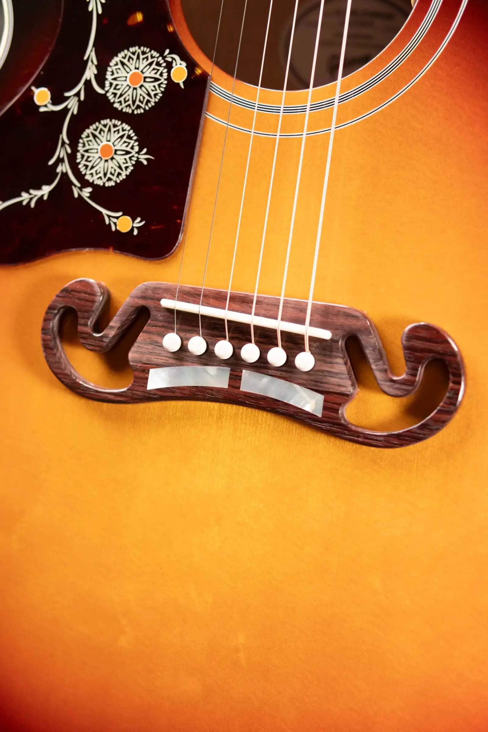 Gibson SJ-200 Standard Maple Left-Handed Acoustic/Electric Guitar - Triburst with Hardshell Case