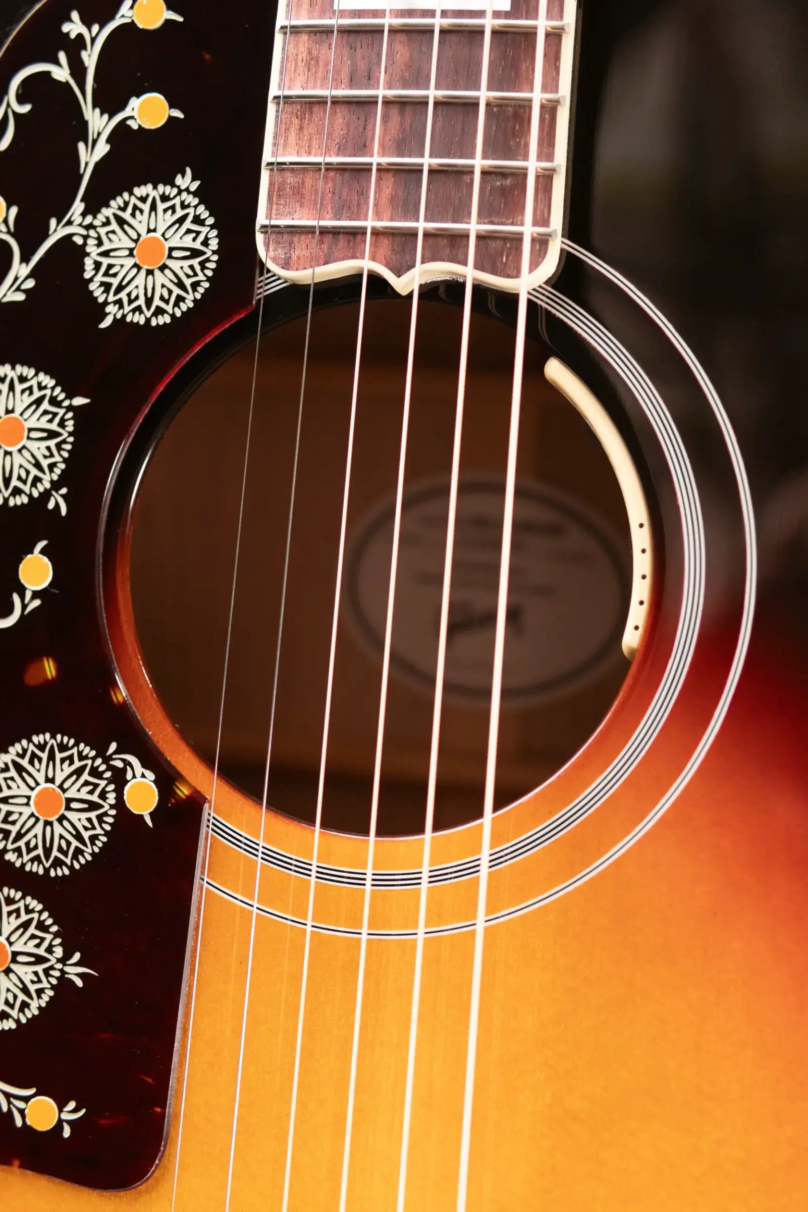 Gibson SJ-200 Standard Maple Left-Handed Acoustic/Electric Guitar - Triburst with Hardshell Case