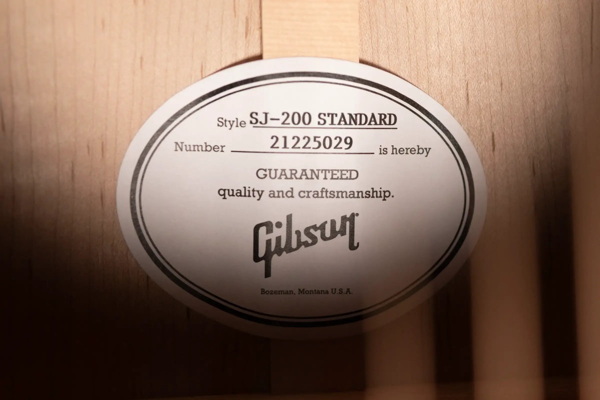 Gibson SJ-200 Standard Maple Left-Handed Acoustic/Electric Guitar - Triburst with Hardshell Case
