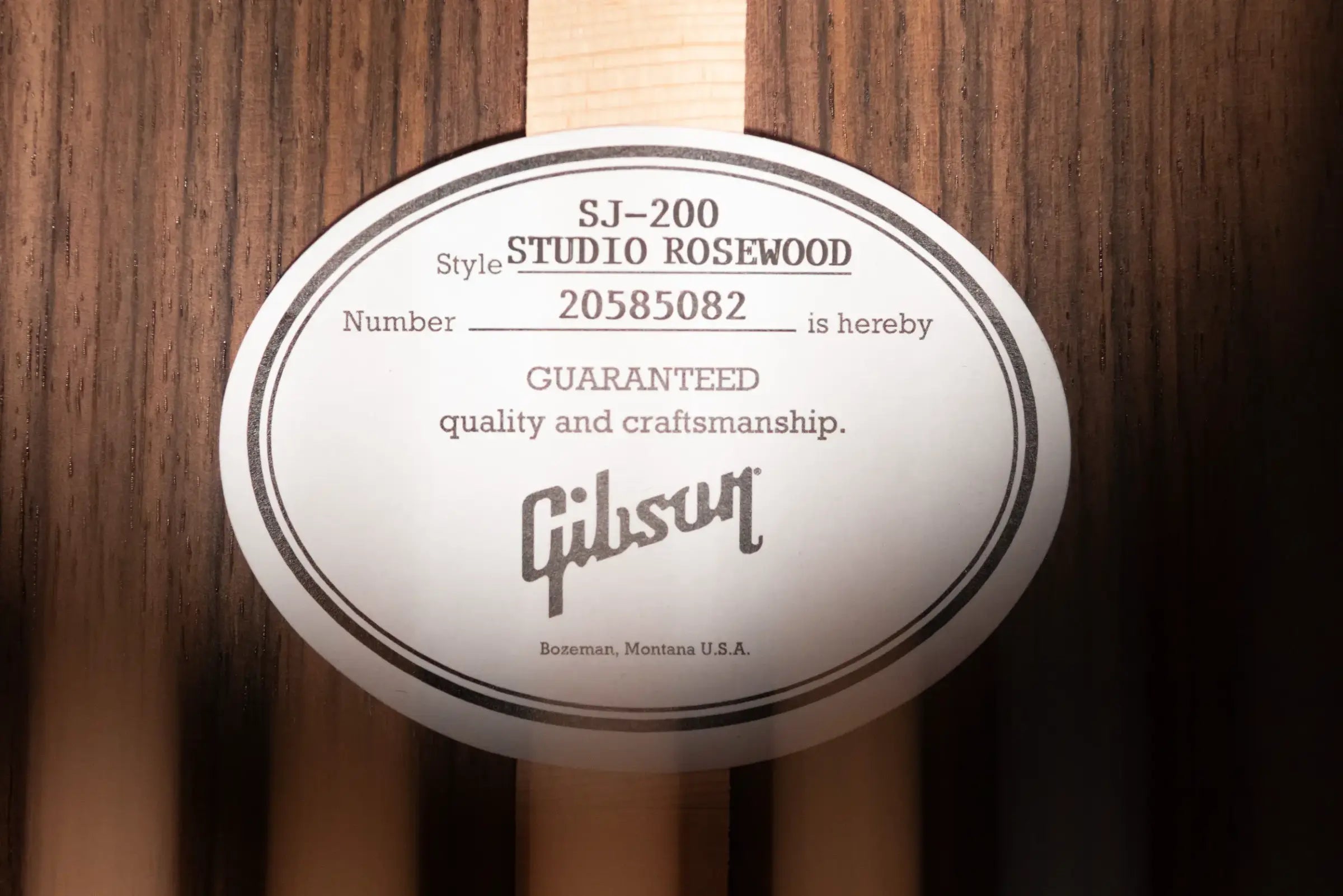 Gibson SJ-200 Studio Rosewood Acoustic/Electric Guitar - Rosewood Burst with Hardshell Case