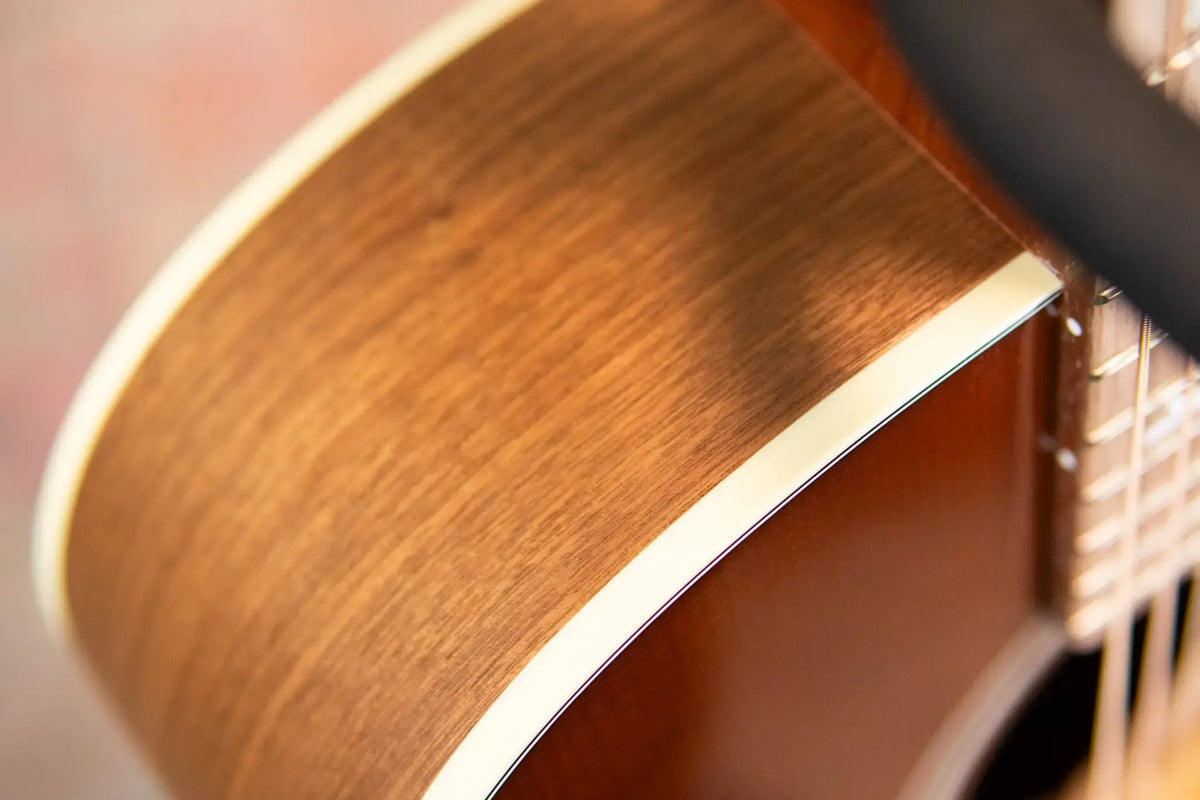 Gibson SJ-200 Studio Walnut Jumbo Acoustic/Electric Guitar - Satin Walnut Burst with Hardshell Case - Demo