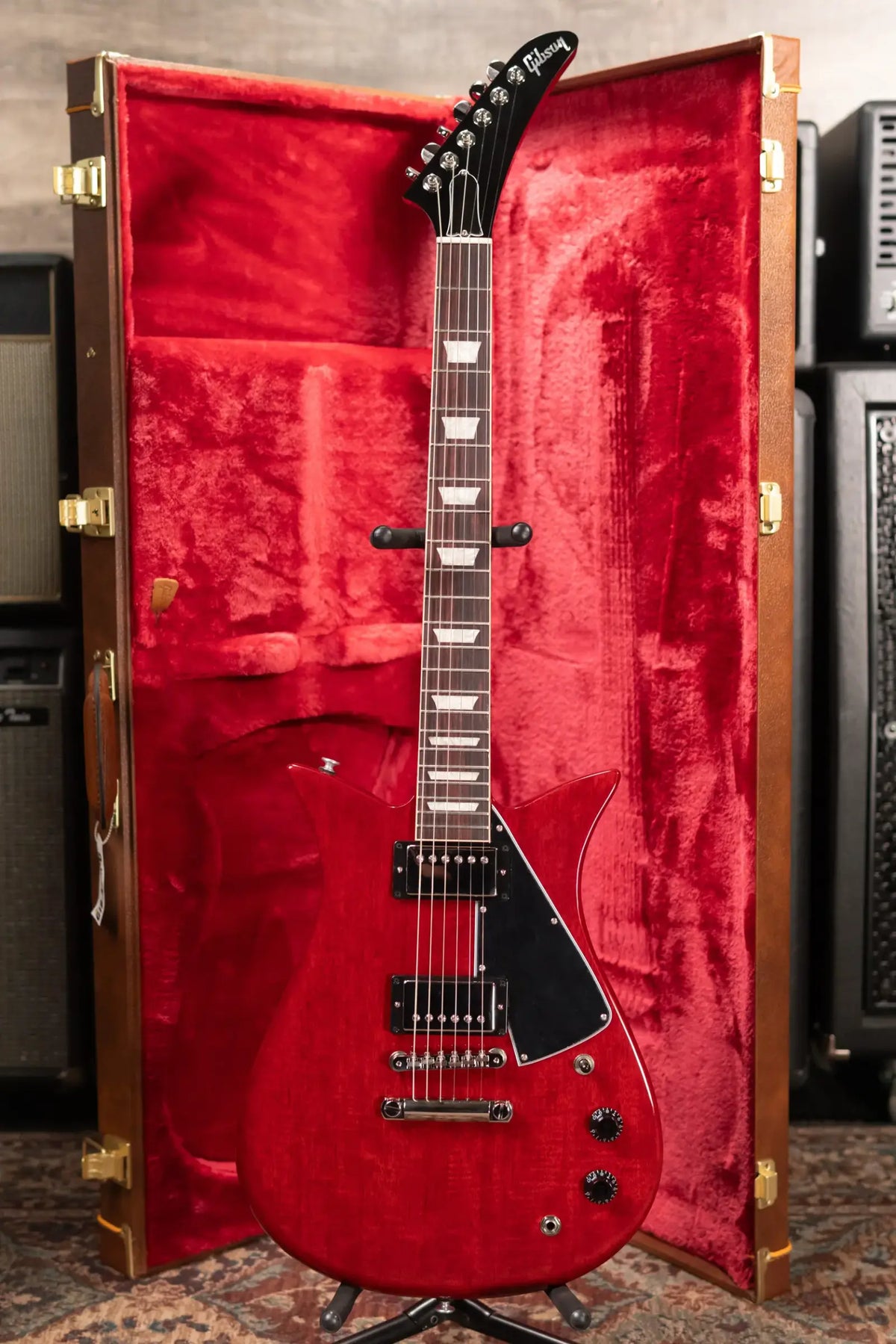 Gibson Theodore Standard Electric Guitar - Vintage Cherry with Hardshell Case - Demo