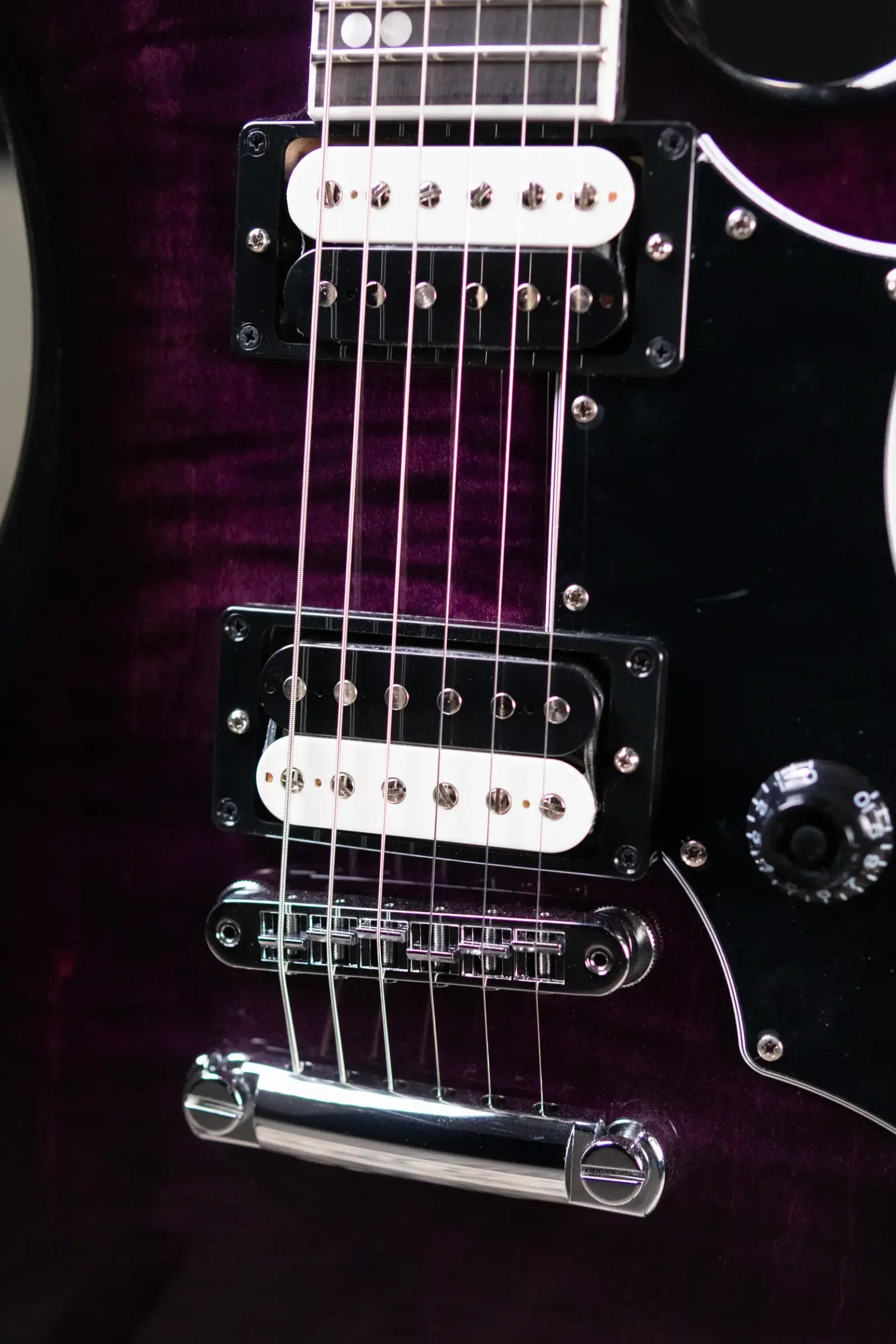 Gibson Victory Figured Top Electric Guitar - Dark Purple Burst with Hardshell Case