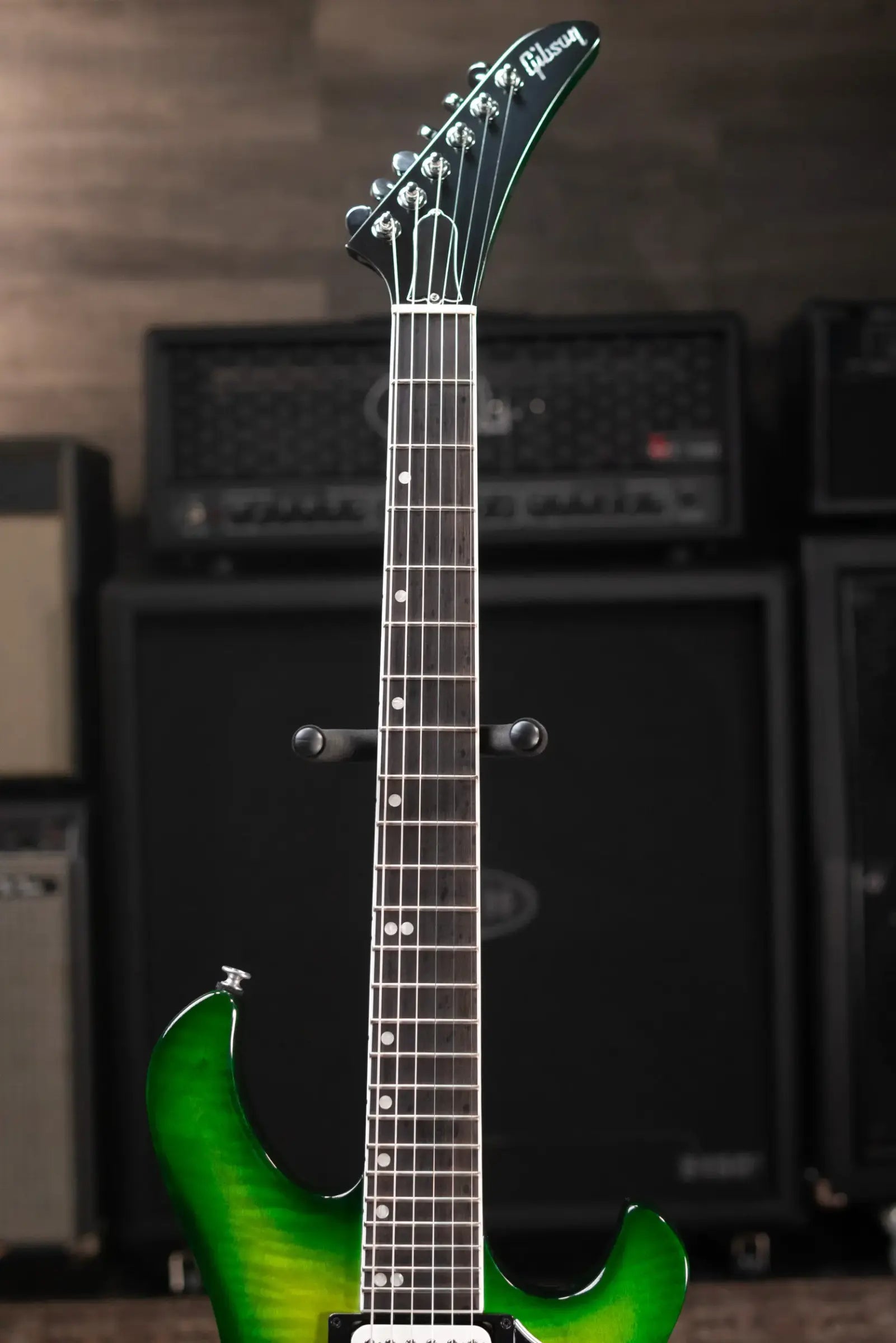 Gibson Victory Figured Top Electric Guitar - Iguana Burst with Hardshell Case
