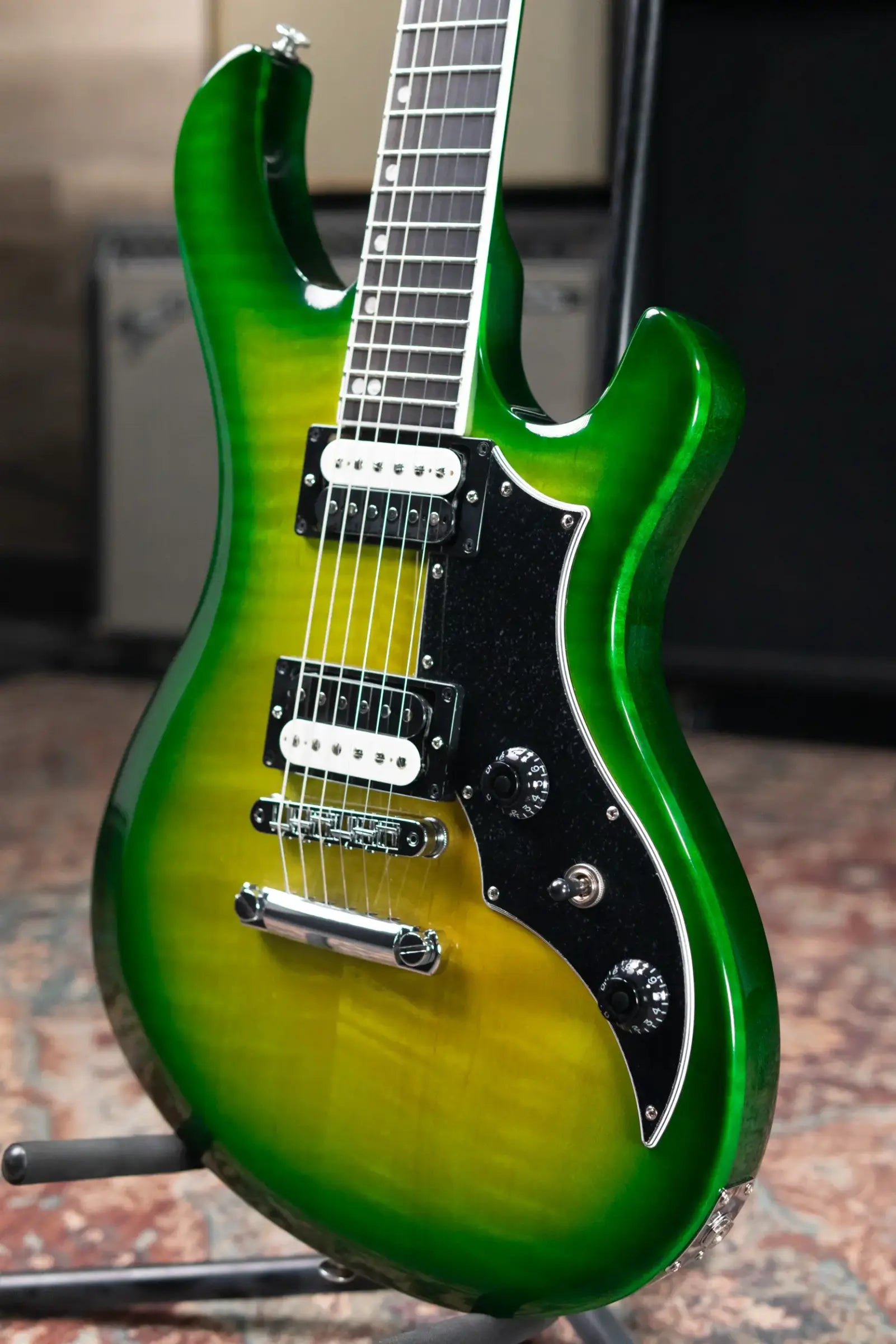 Gibson Victory Figured Top Electric Guitar - Iguana Burst with Hardshell Case