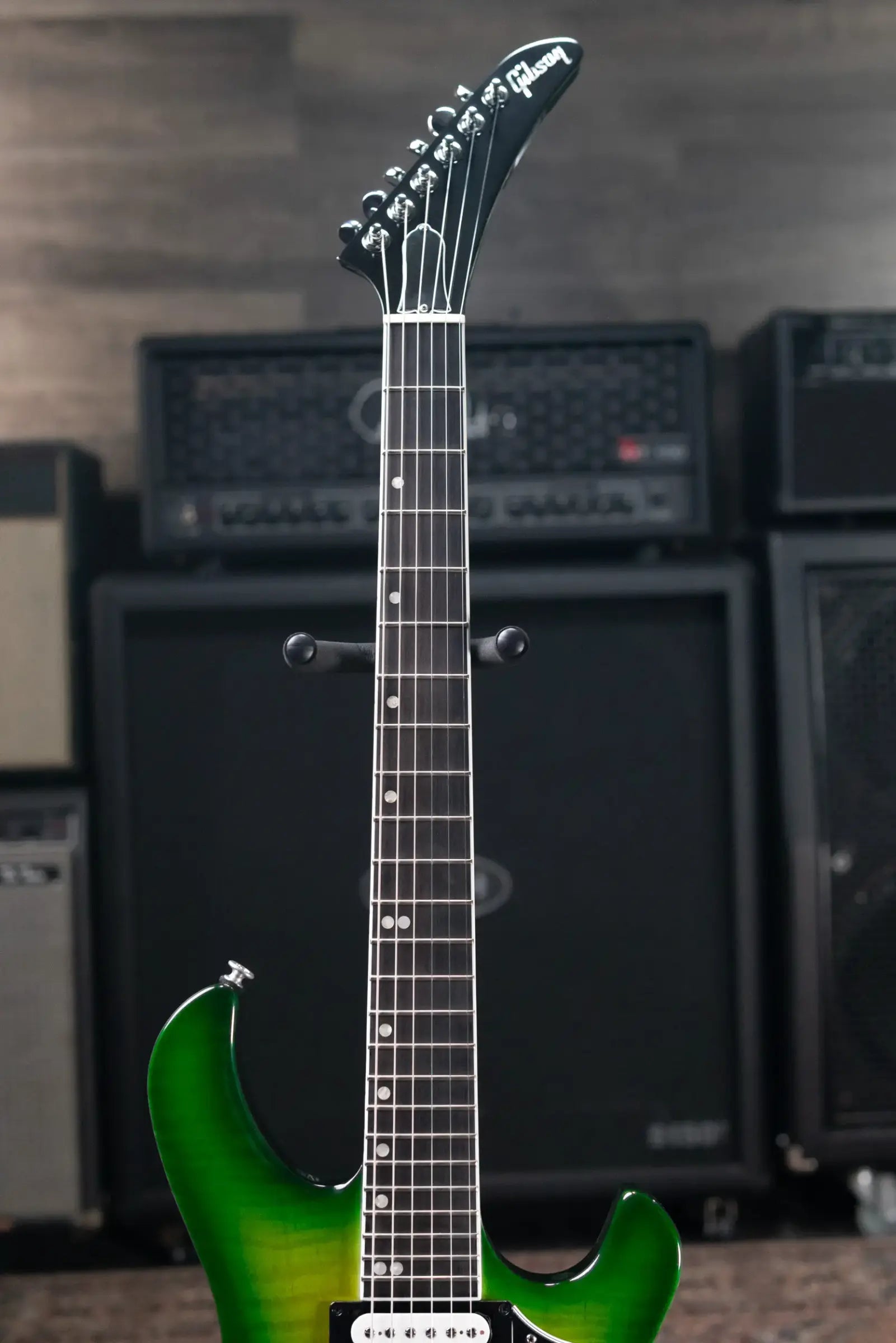 Gibson Victory Figured Top Electric Guitar - Iguana Burst with Hardshell Case