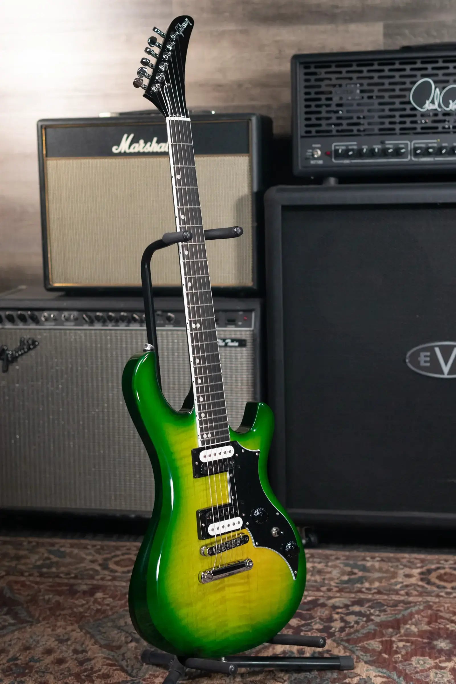 Gibson Victory Figured Top Electric Guitar - Iguana Burst with Hardshell Case