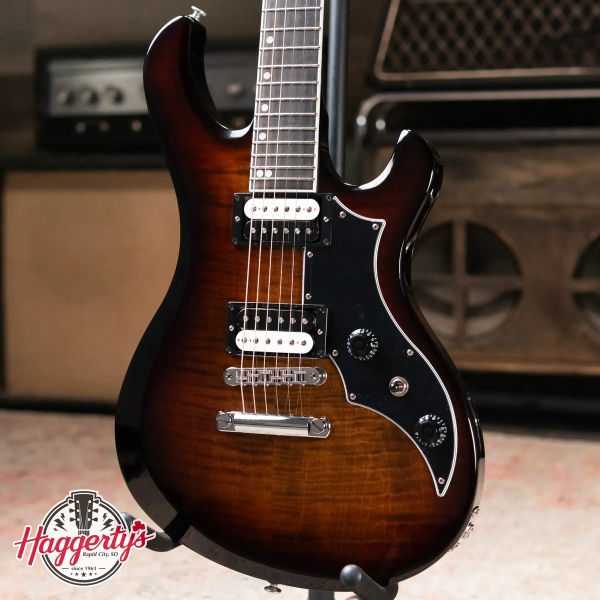 Gibson Victory Figured Top Electric Guitar - Smokehouse Burst with Hardshell Case - Demo