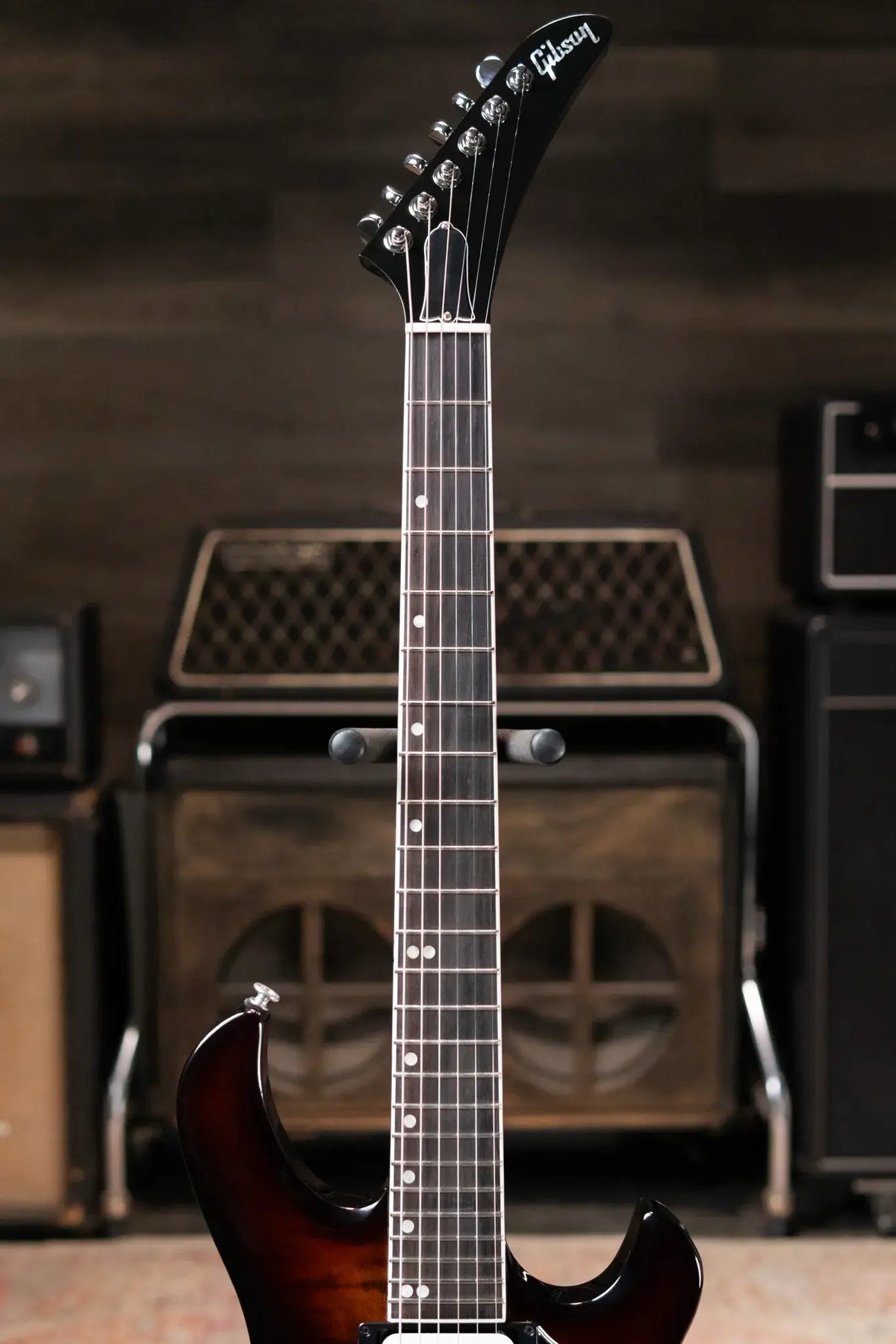 Gibson Victory Figured Top Electric Guitar - Smokehouse Burst with Hardshell Case - Demo