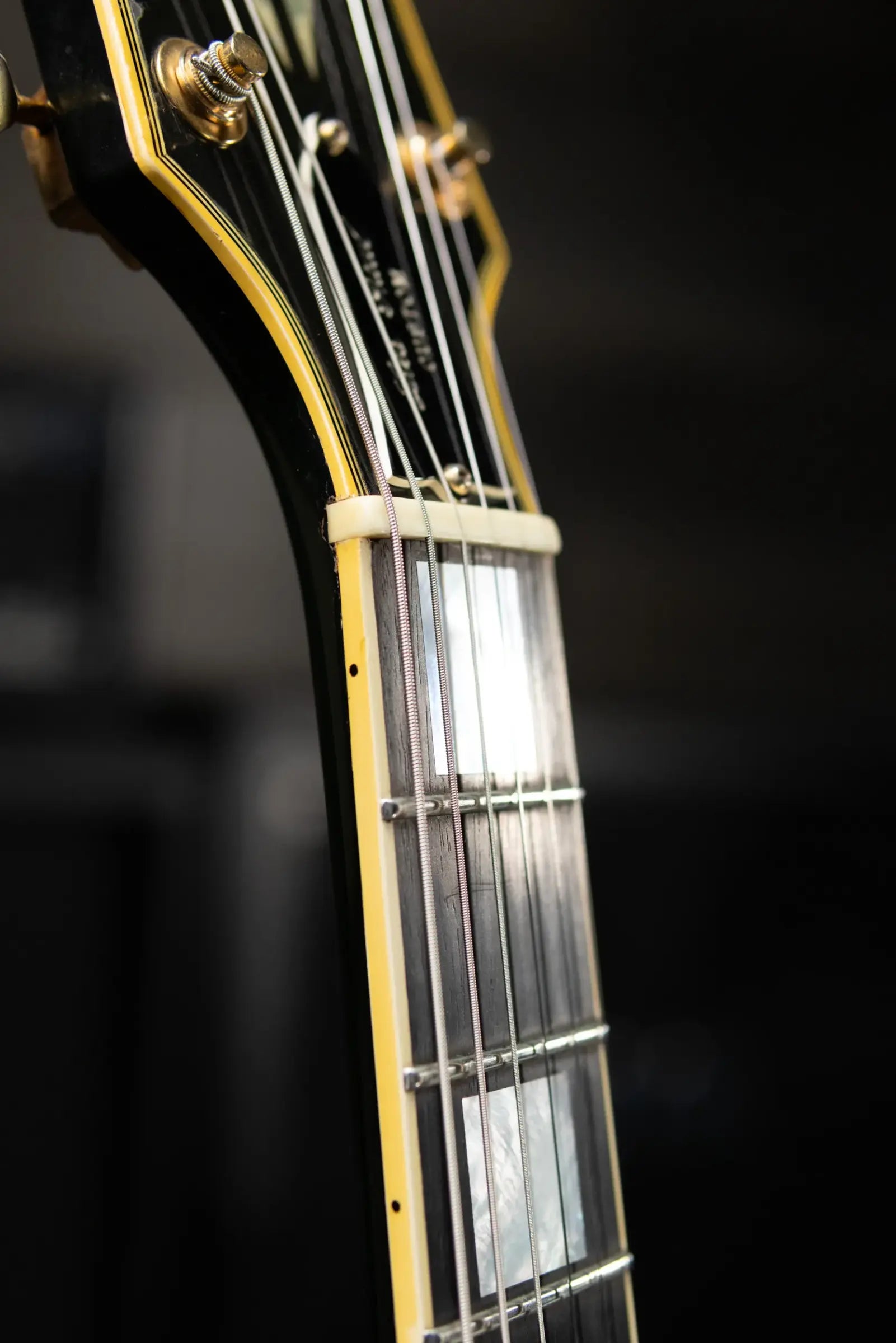 Gibson Vintage 1973 Les Paul Custom '54 Reissue Electric Guitar - Ebony with Hardshell Case - Used