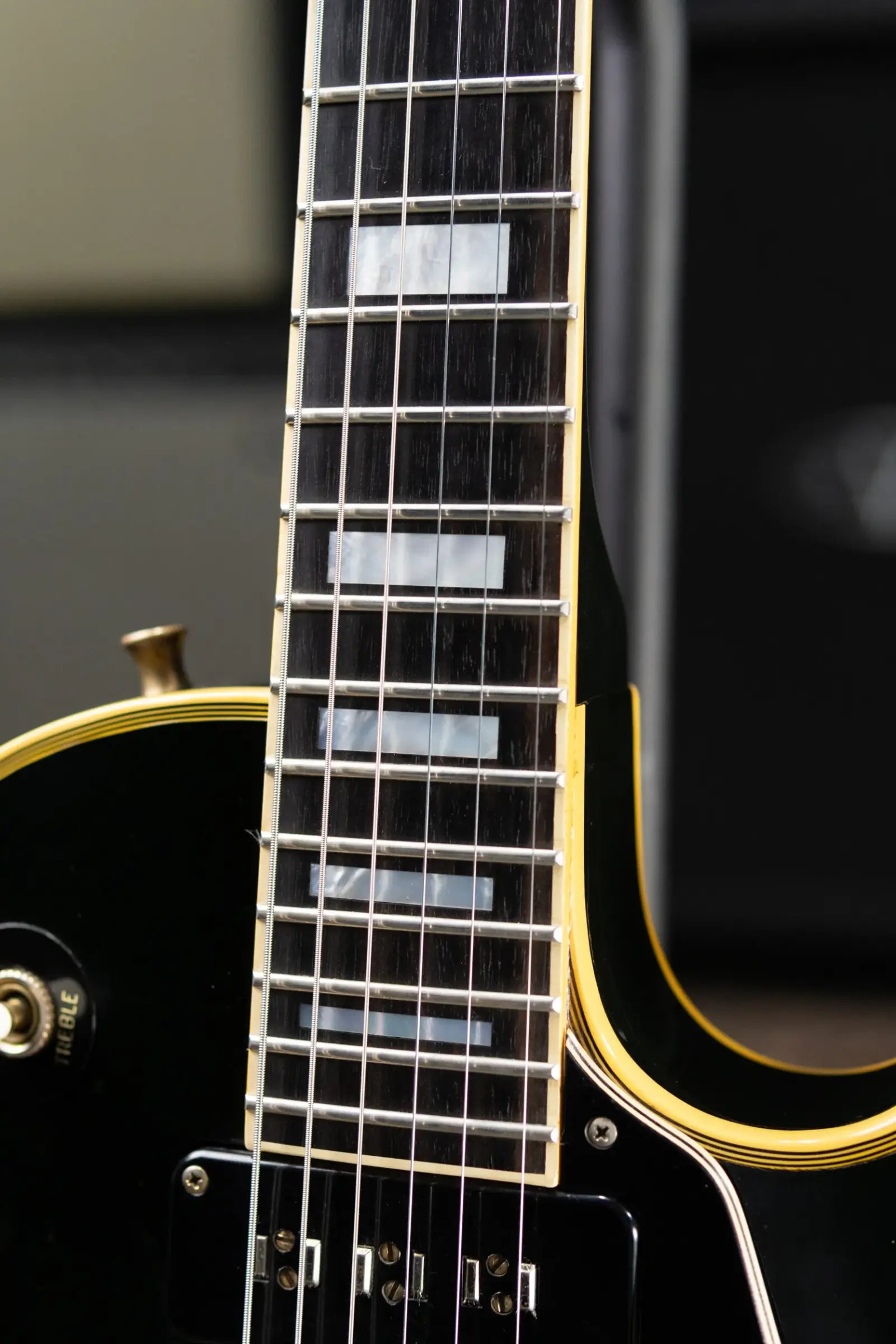 Gibson Vintage 1973 Les Paul Custom '54 Reissue Electric Guitar - Ebony with Hardshell Case - Used