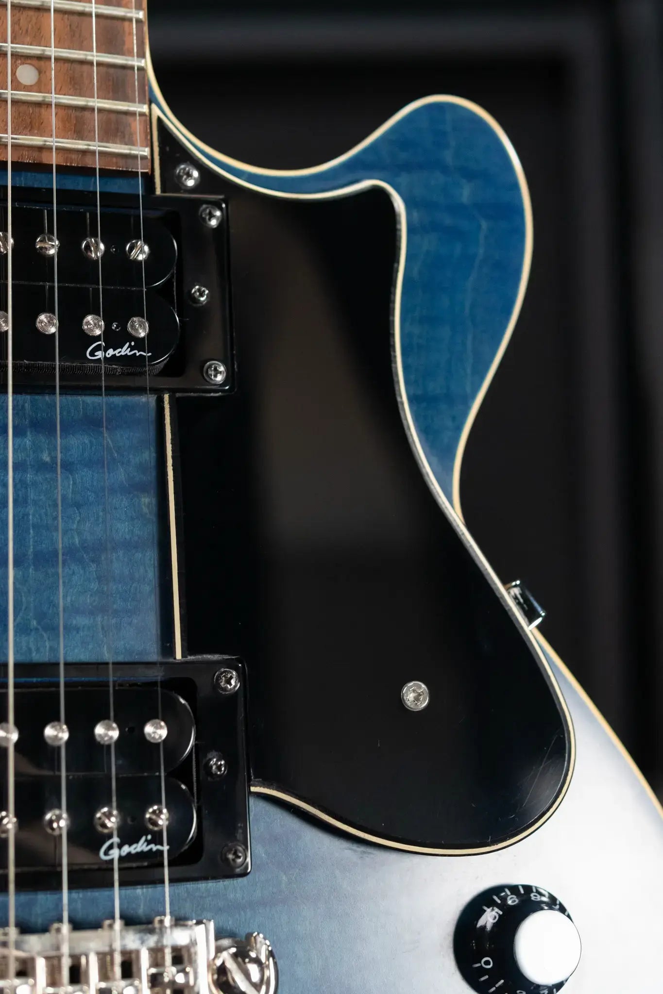 Godin Core HB GT Electric Guitar - Denim Blue with Structured Gig Bag - Used