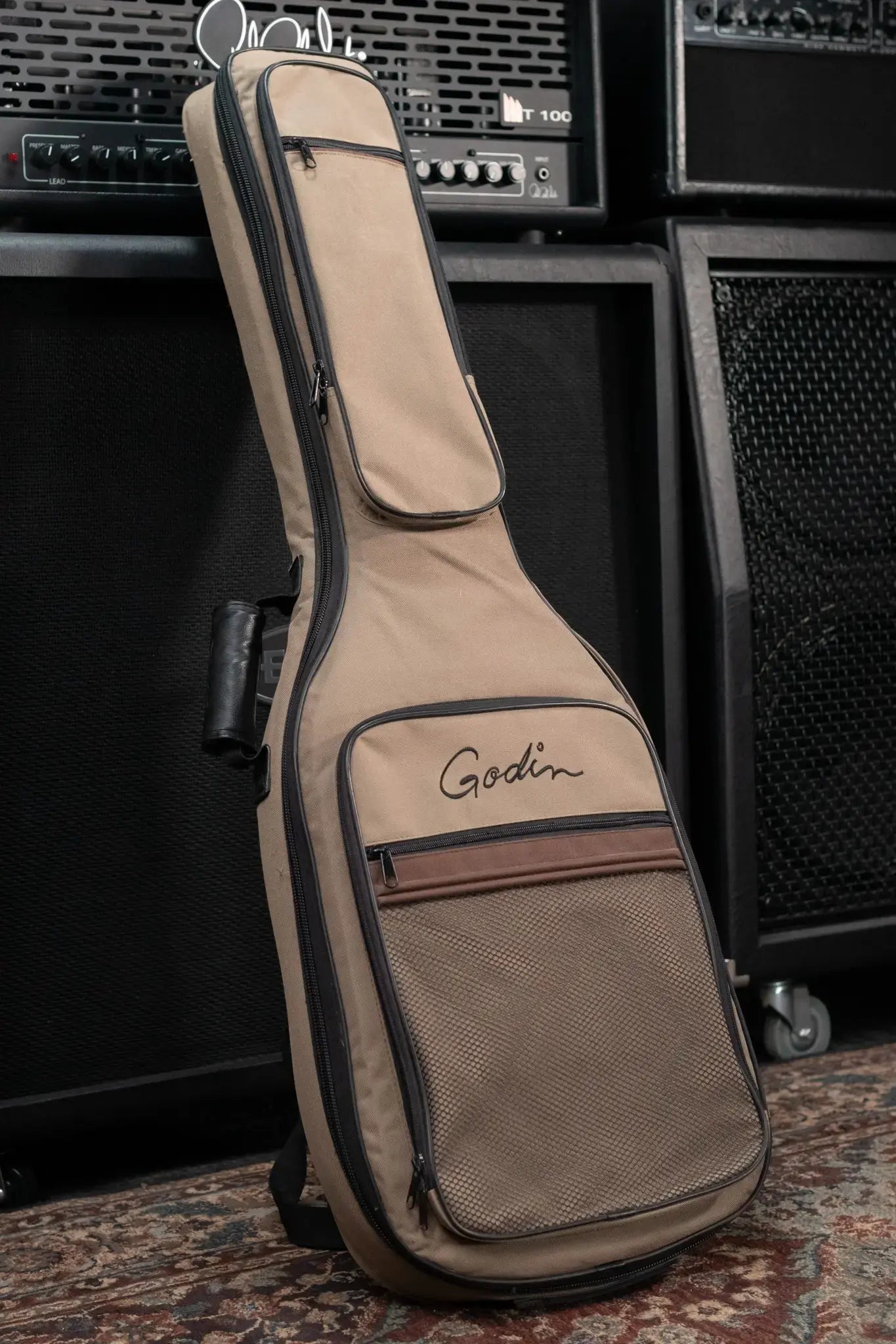 Godin Core HB GT Electric Guitar - Denim Blue with Structured Gig Bag - Used