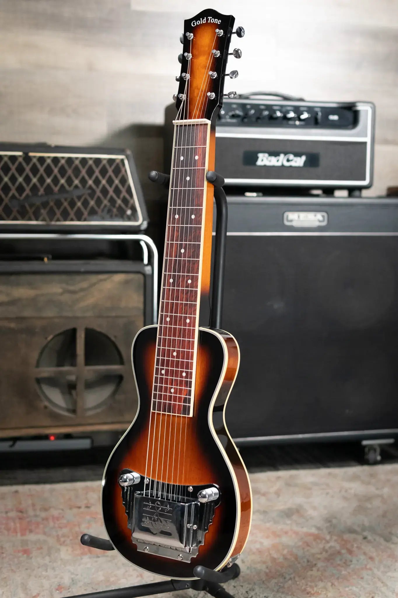 Gold Tone LS-8 8-string Lap Steel Guitar - High Gloss Tobacco Sunburst