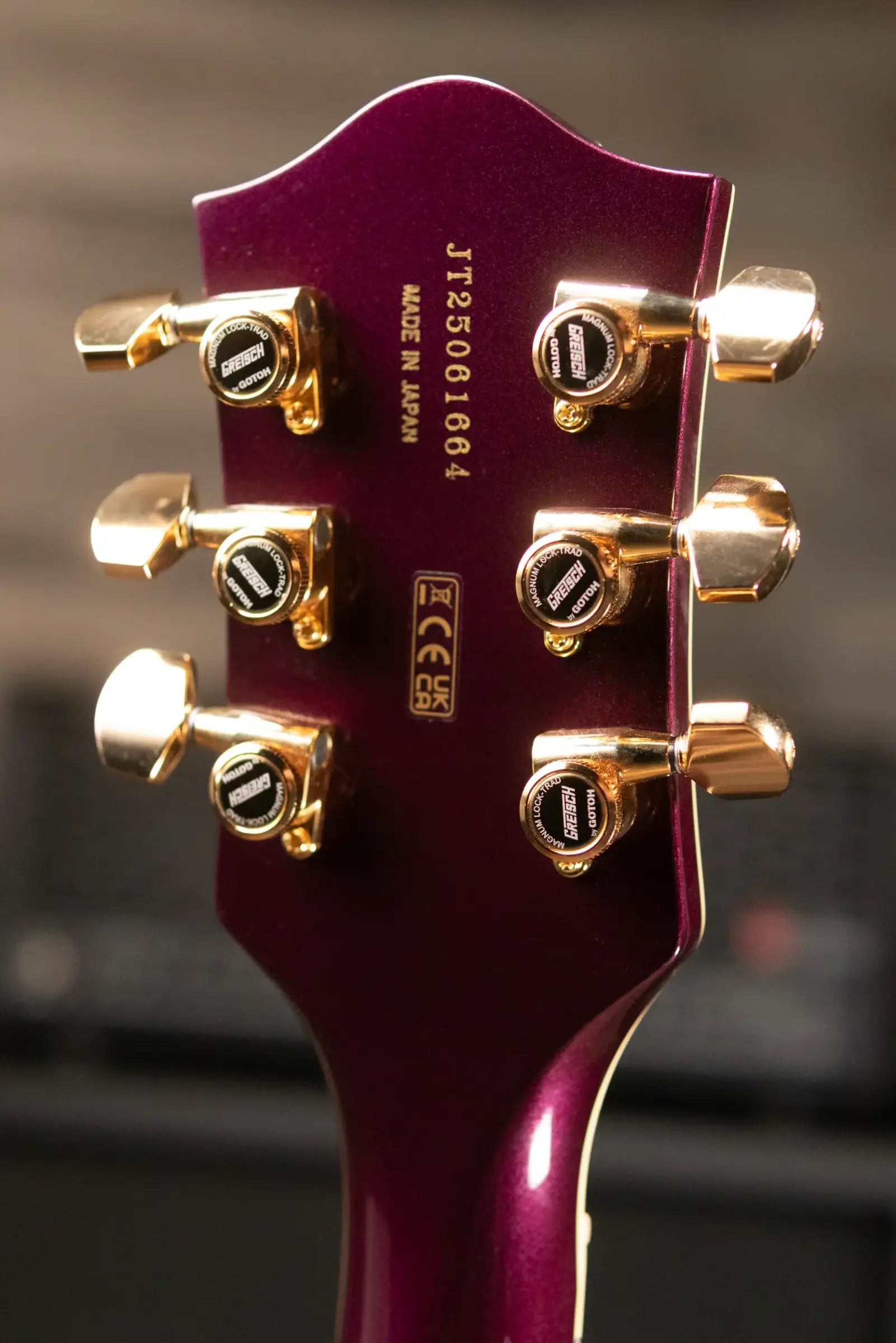 Gretsch Broadkaster Jr. LX Center Block with String-Thru Bigsby Electric Guitar - Blackberry with Hardshell Case