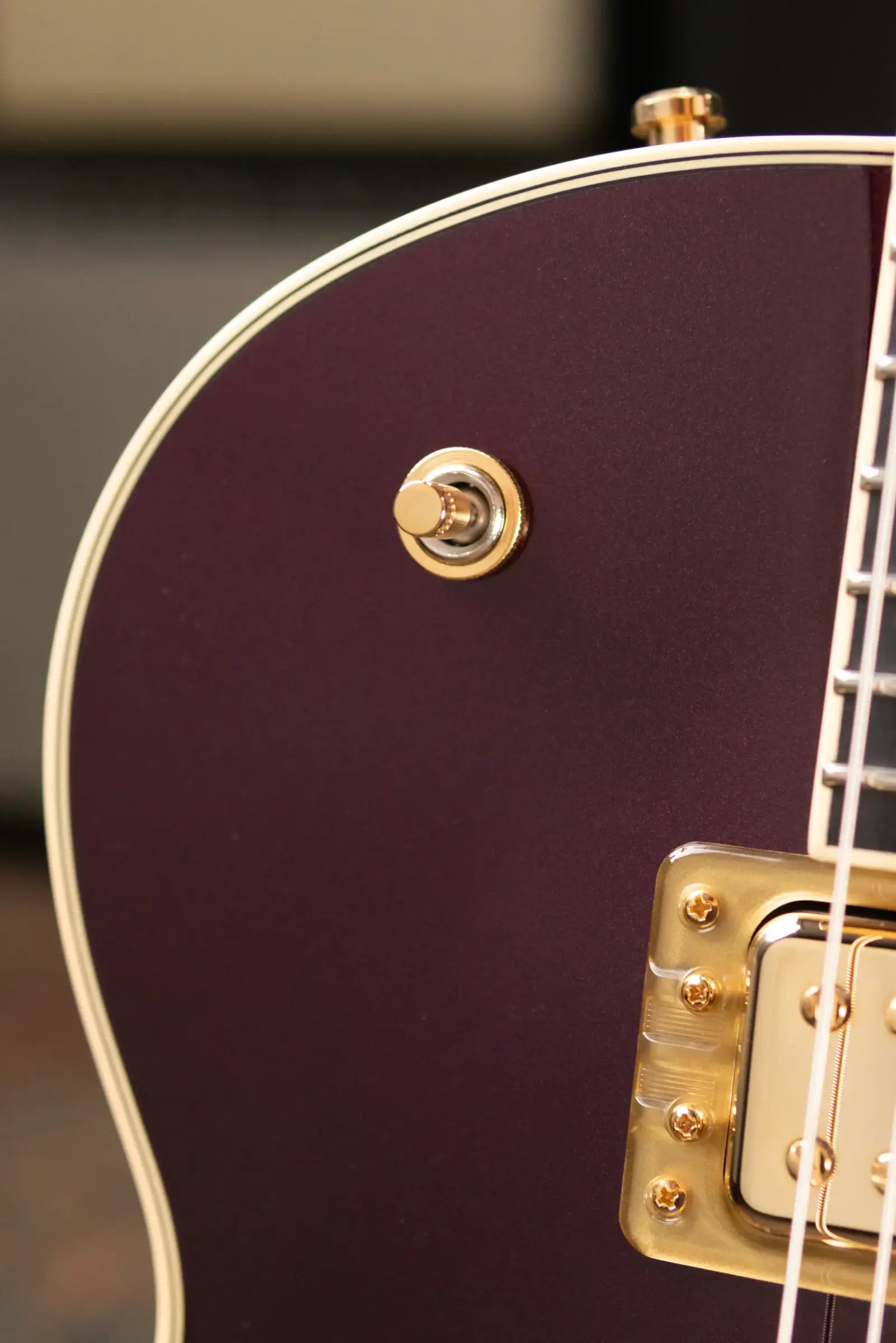 Gretsch Broadkaster Jr. LX Center Block with String-Thru Bigsby Electric Guitar - Blackberry with Hardshell Case