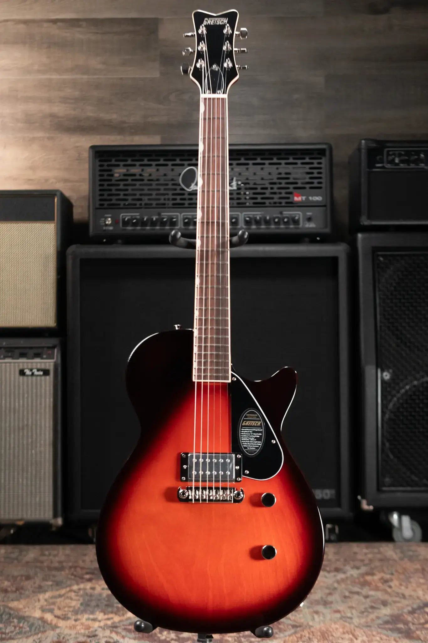 Gretsch Electromatic Jet Club 1 Pickup Electric Guitar - Claret Burst