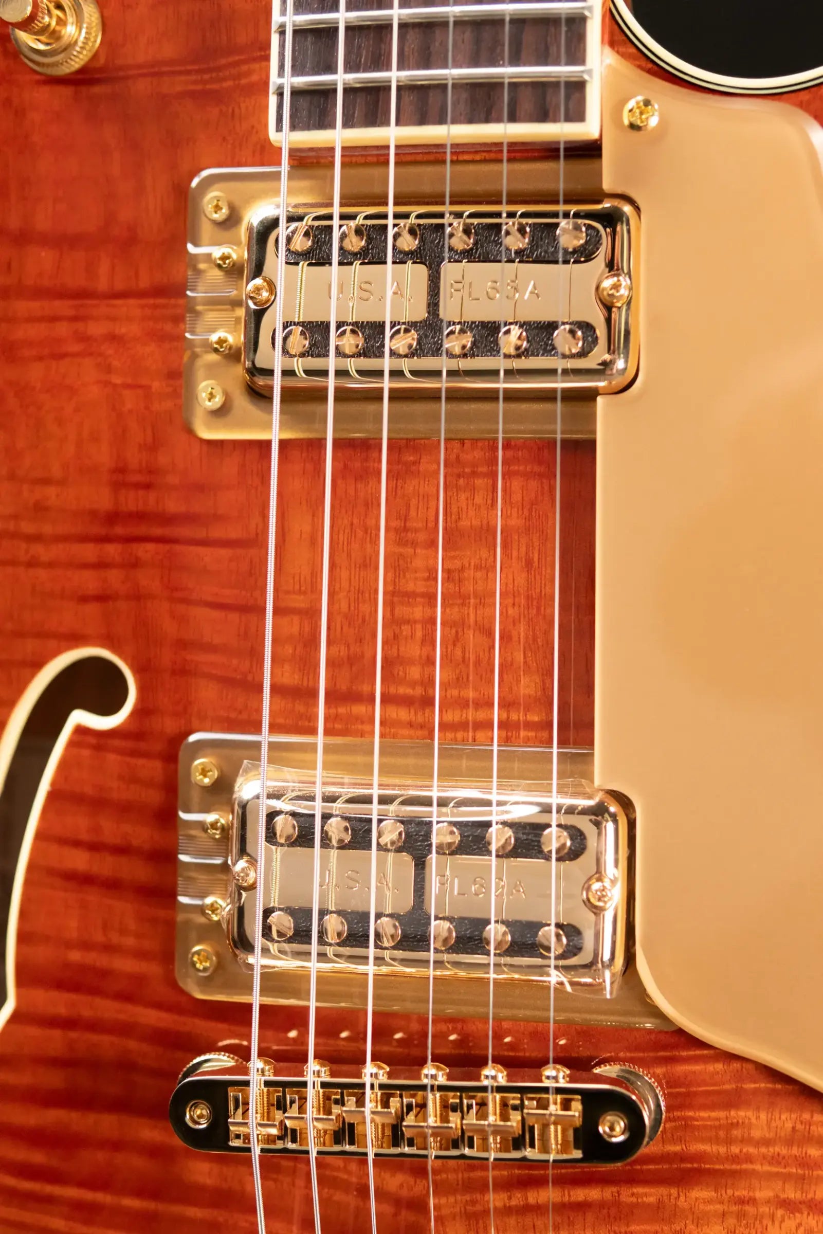 Gretsch Electromatic LTD Flame Okoume Broadkaster Jr. Single-Cut with Bigsby Electric Guitar - Roundup Orange