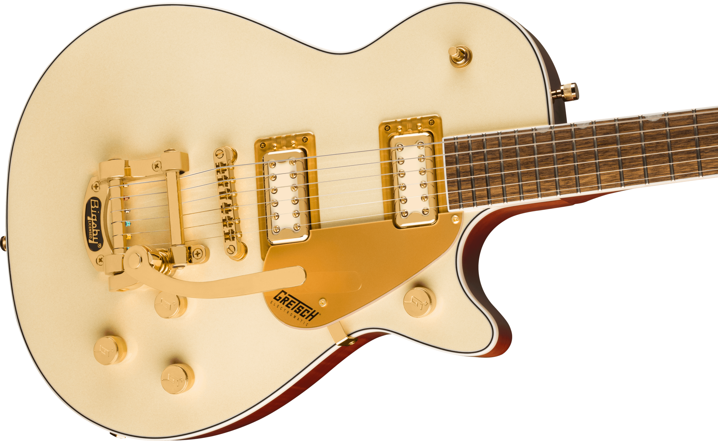 Gretsch Electromatic Pristine LTD Jet Single-Cut With Bigsby Electric Guitar - White Gold