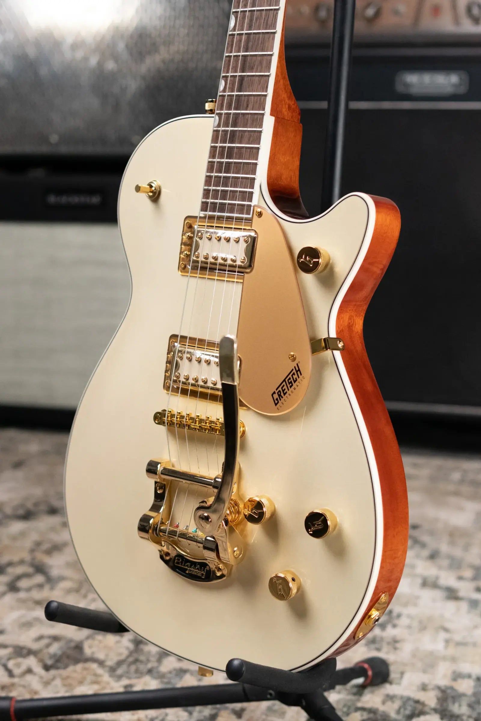 Gretsch Electromatic Pristine LTD Jet Single-Cut With Bigsby Electric Guitar - White Gold