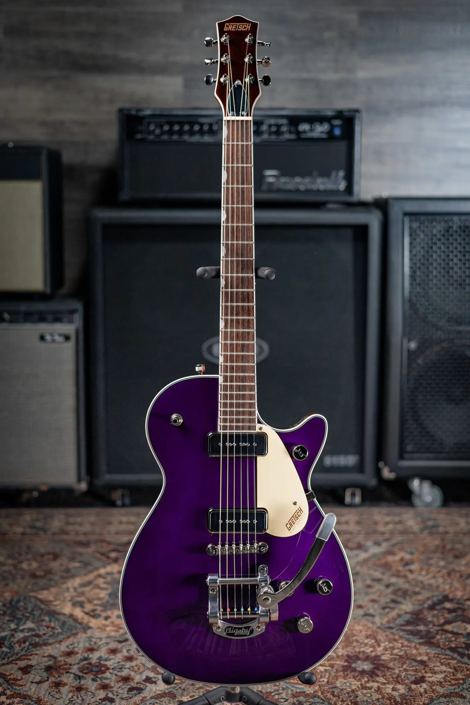 Gretsch G5210T-P90 Electromatic Jet Two 90 Single-Cut with Bigsby Electric Guitar - Amethyst