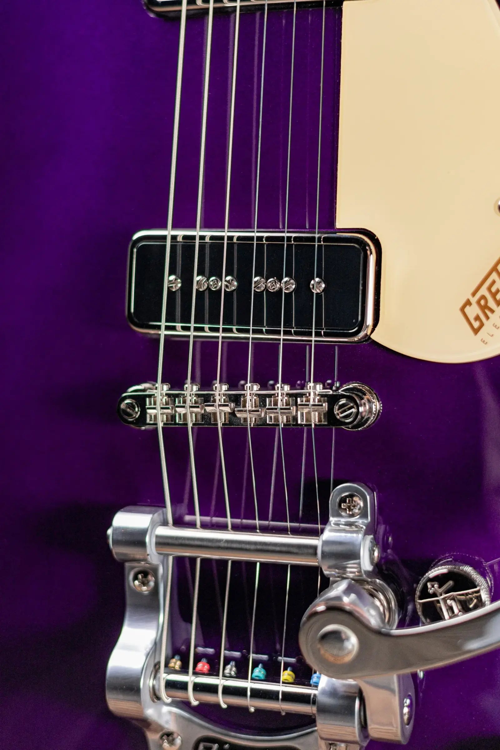 Gretsch G5210T-P90 Electromatic Jet Two 90 Single-Cut with Bigsby Electric Guitar - Amethyst