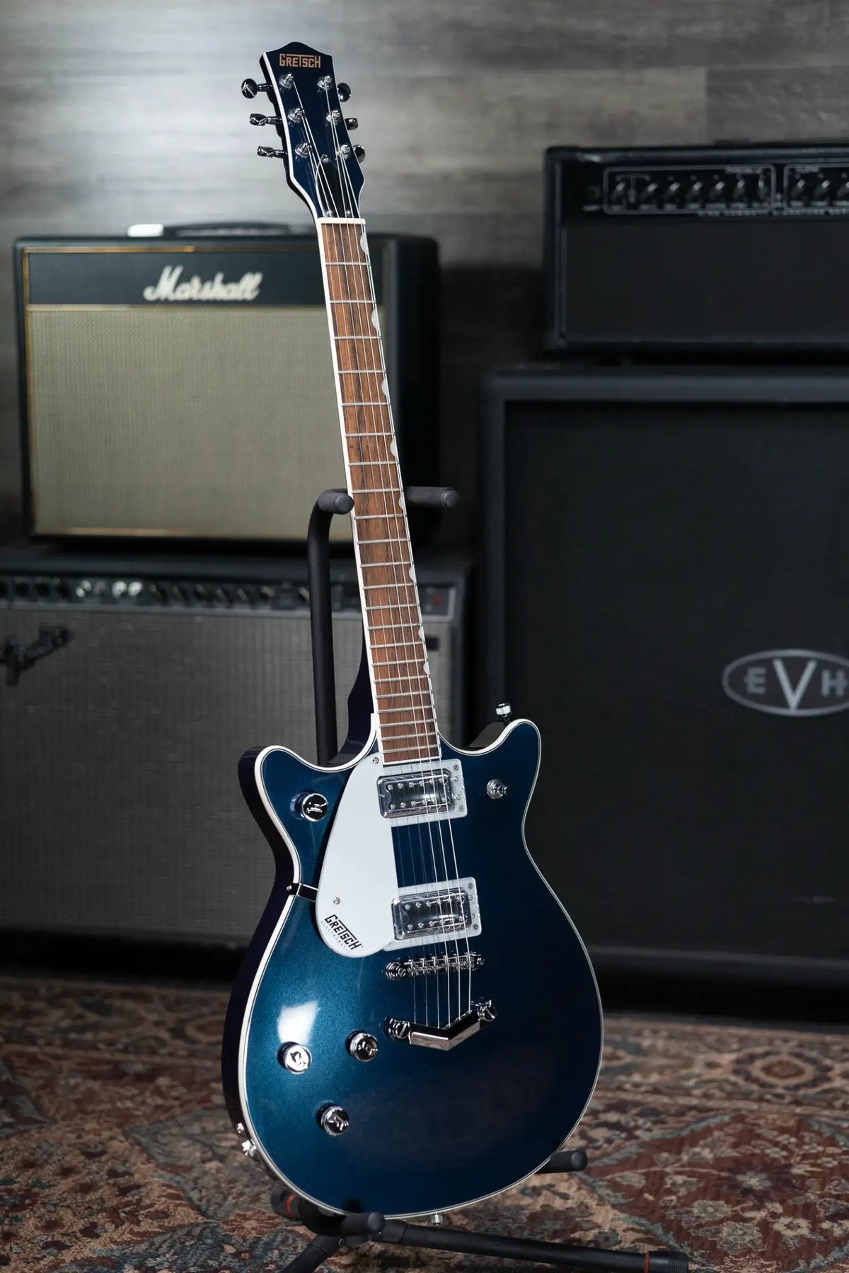 Gretsch G5232LH Electromatic Double Jet FT Left-Handed Electric Guitar - Midnight Sapphire - Demo