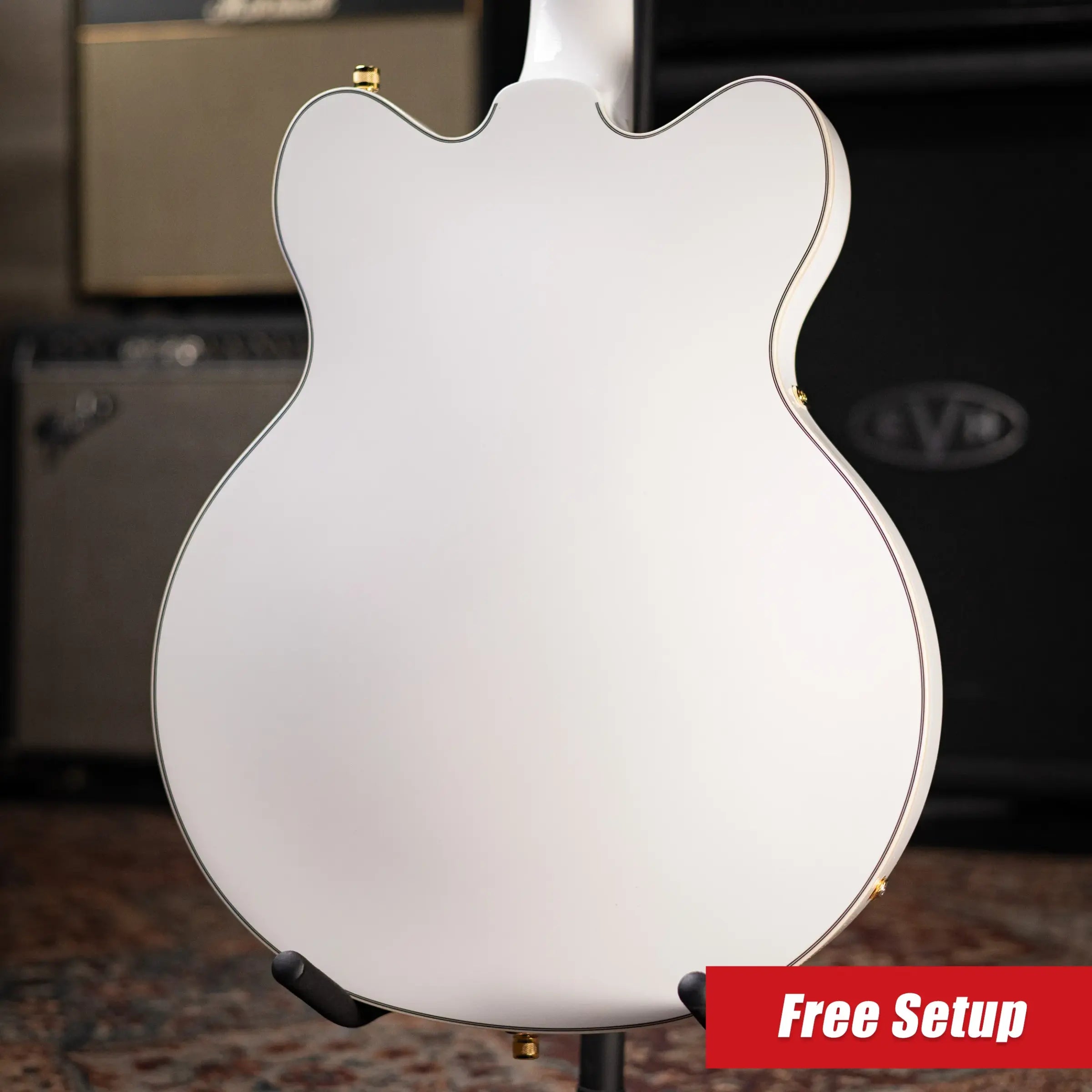 Gretsch G5422GLH Electromatic Classic Hollow Body Double-Cut Left-Handed Electric Guitar - Snow Crest White