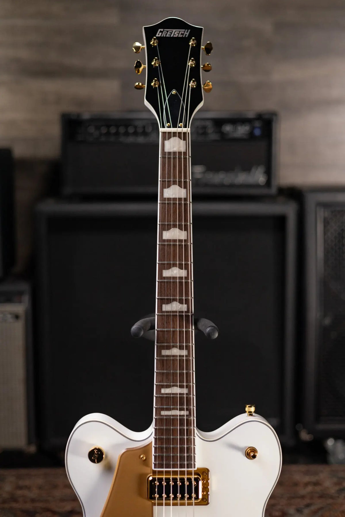 Gretsch G5422GLH Electromatic Classic Hollow Body Double-Cut Left-Handed Electric Guitar - Snow Crest White - Demo