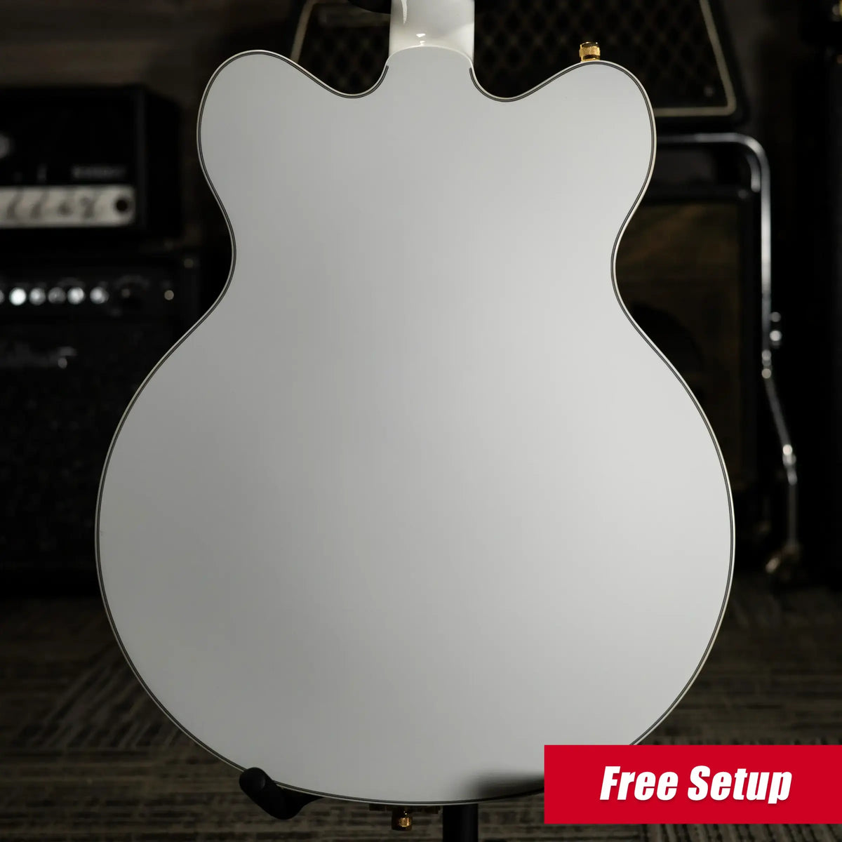 Gretsch G5422TG Electromatic Classic Hollow Body with Bigsby Electric Guitar - Snowcrest White - Demo