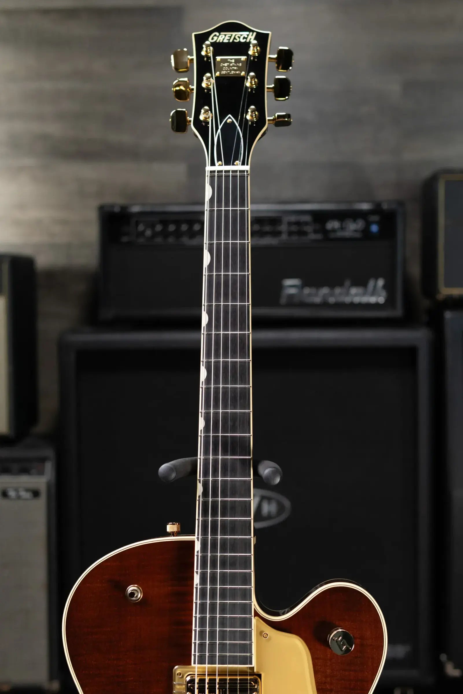 Gretsch G6122T-59 Vintage Select Edition '59 Chet Atkins Country Gentleman Hollow Body with Bigsby Electric Guitar - Walnut Stain Lacquer with Hardshell Case